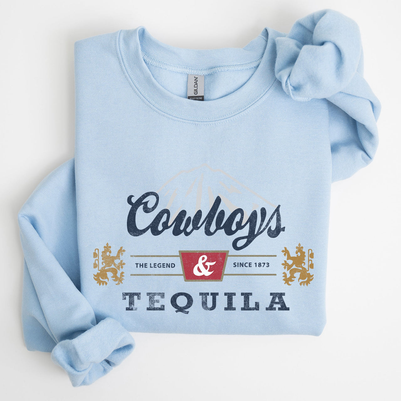 Cowboys And Tequila Retro Beer Vintage Cowboy Wild West Cozy Graphic Vintage Edition Sweatshirt
