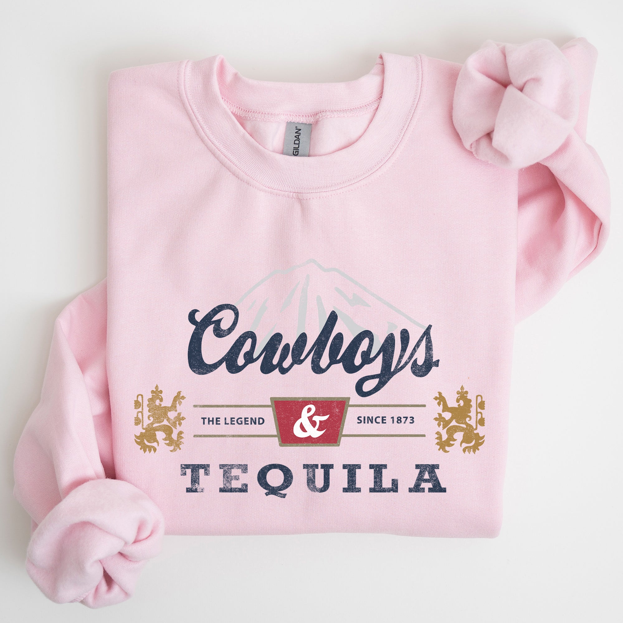 Cowboys And Tequila Retro Beer Vintage Cowboy Wild West Cozy Graphic Vintage Edition Sweatshirt
