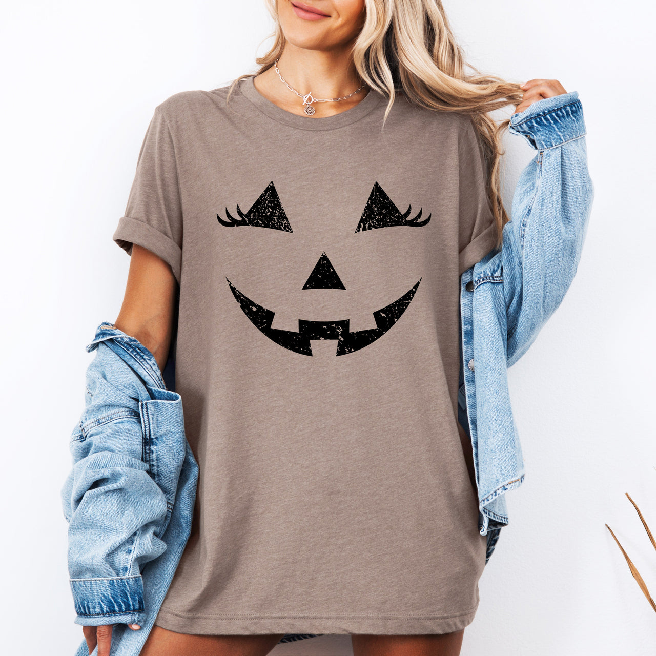 Cute Jack-O-Lantern Halloween Pumpkin Face Smiling Carved Grin With Whimsical Glow Graphic Tee