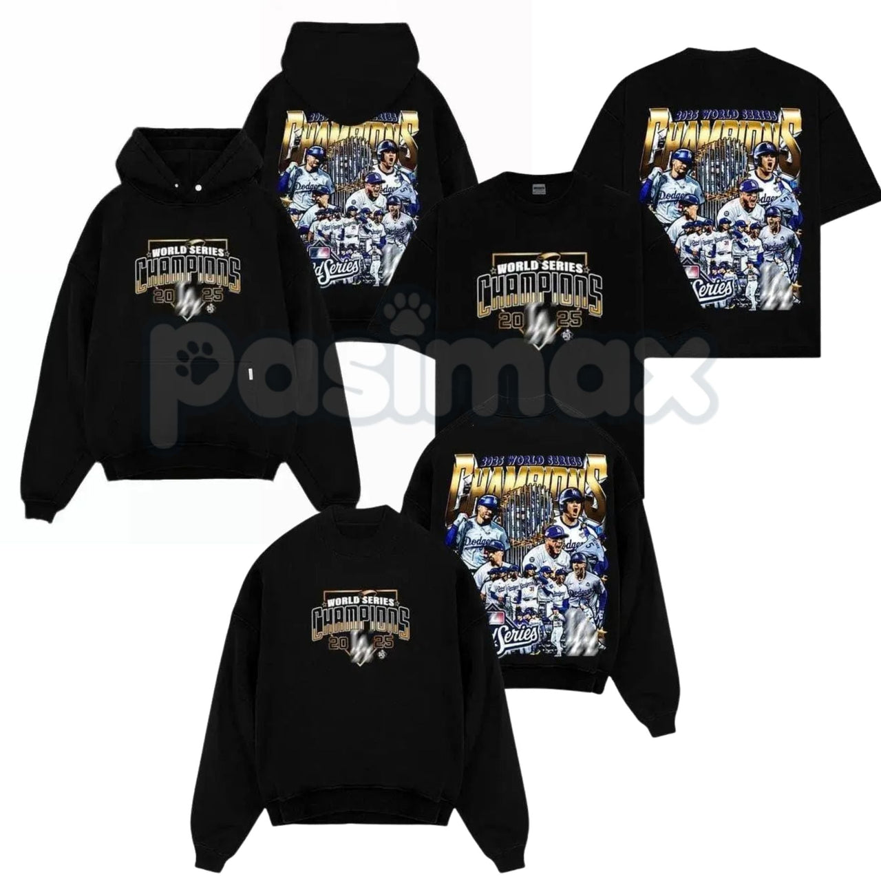 DODGERS WORLD SERIES CHAMPS 2025 Hoodie – Commemorative Dodgers Nation Fan Pullover, Unisex Championship Apparel