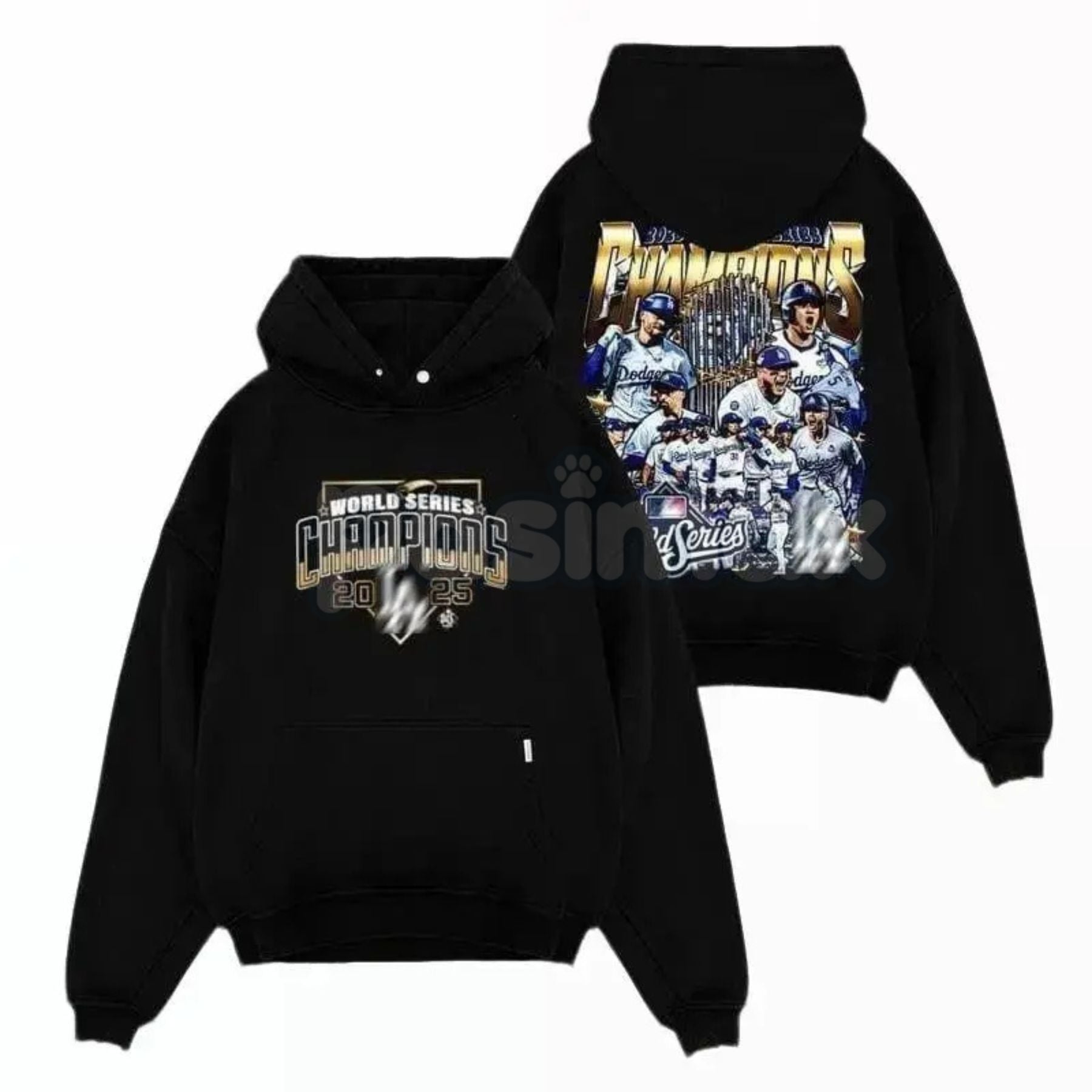 DODGERS WORLD SERIES CHAMPS 2025 Hoodie – Commemorative Dodgers Nation Fan Pullover, Unisex Championship Apparel