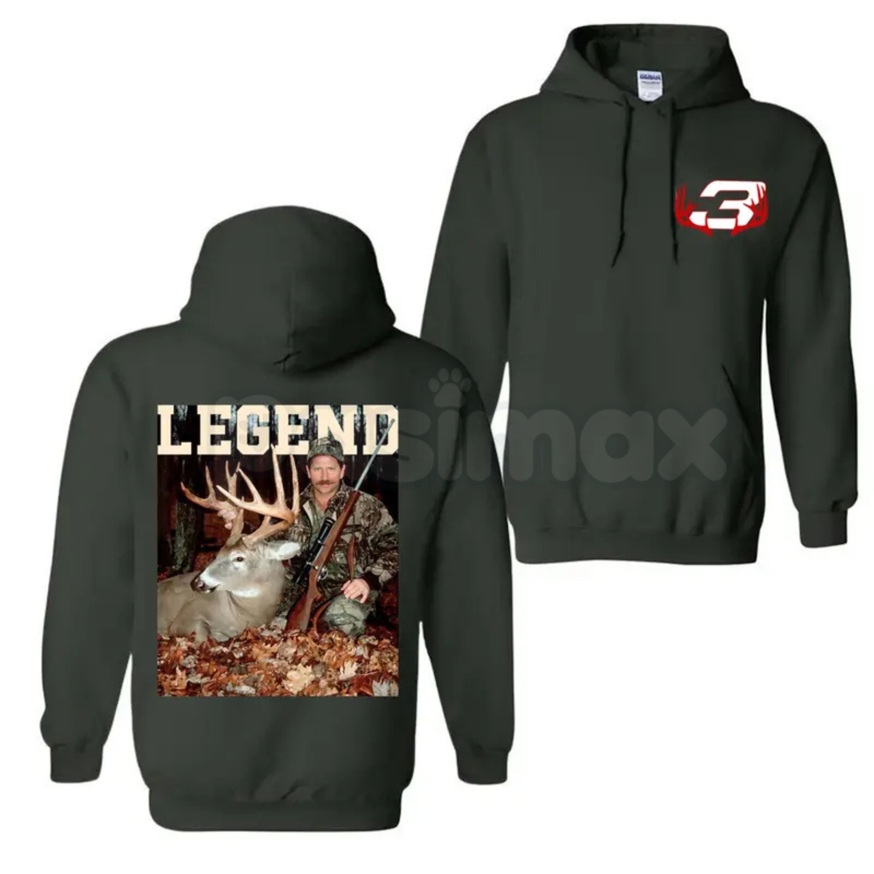 Dale Earnhardt With Deer Hoodie – Vintage Hunting Season Pullover, NASCAR Legend Fan & Outdoors Apparel, Unisex