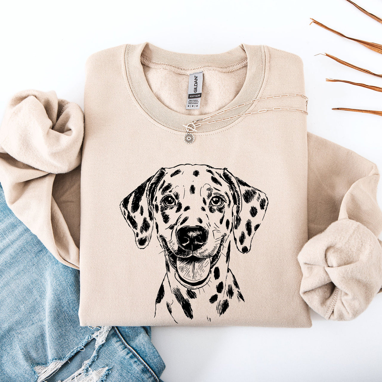 Dalmatian Lover Dog Breed Enthusiast Quote Portrait Artwork Limited Edition Sweatshirt