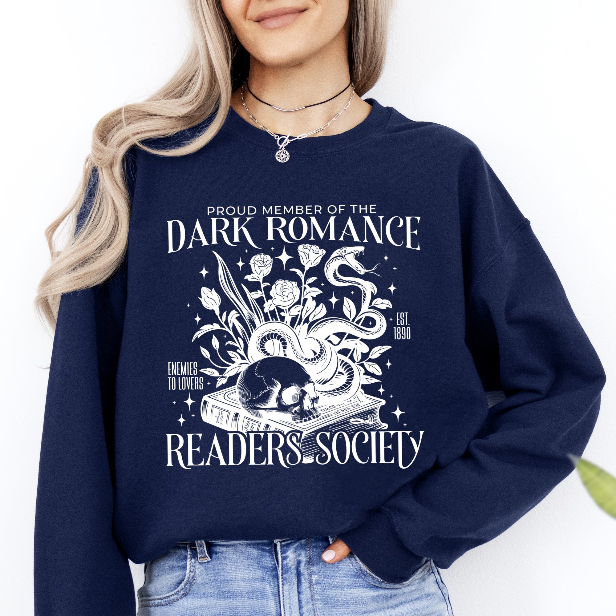 Dark Romance Readers Society Romantasy BookTok Library Books Fan Club Collective Sweatshirt