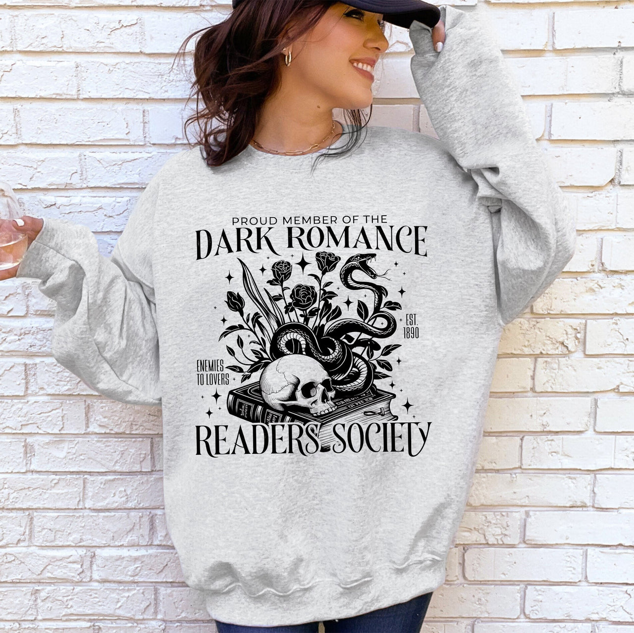 Dark Romance Readers Society Romantasy BookTok Library Books Fan Club Collective Sweatshirt
