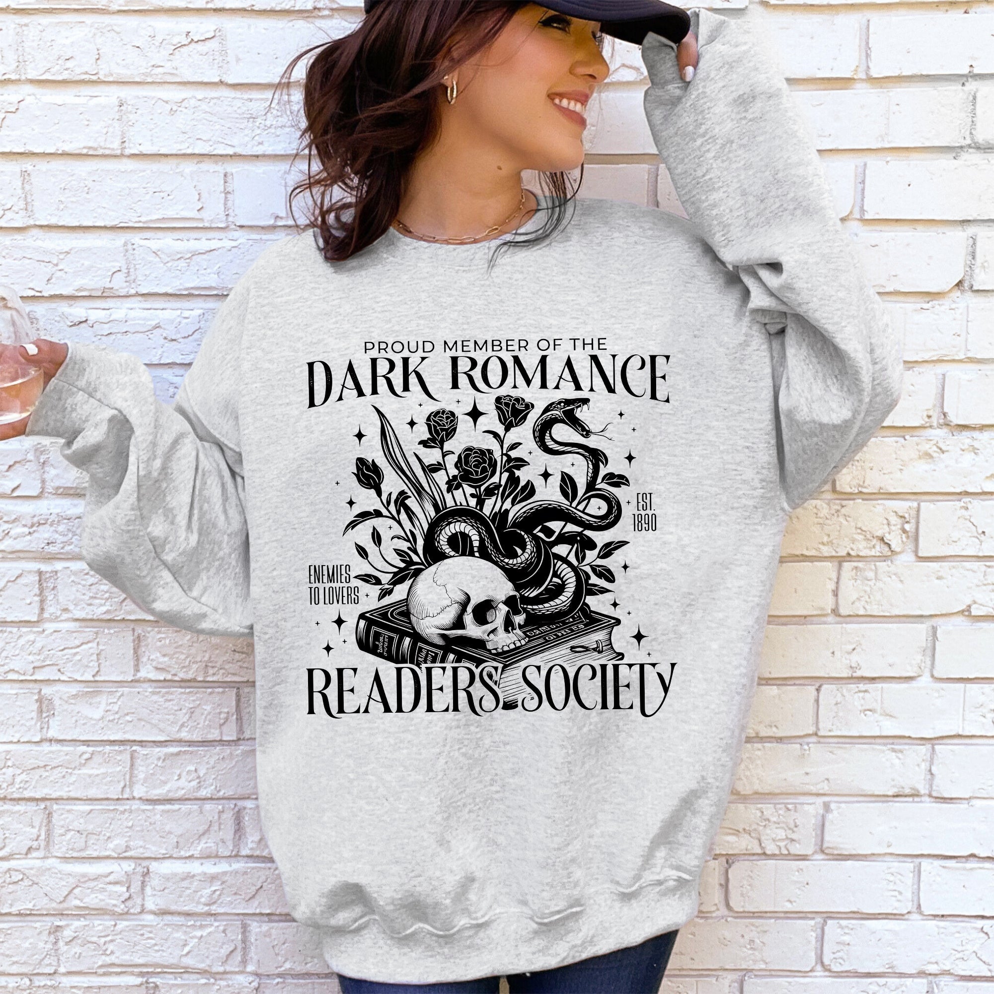 Dark Romance Readers Society Romantasy BookTok Library Books Fan Club Collective Sweatshirt