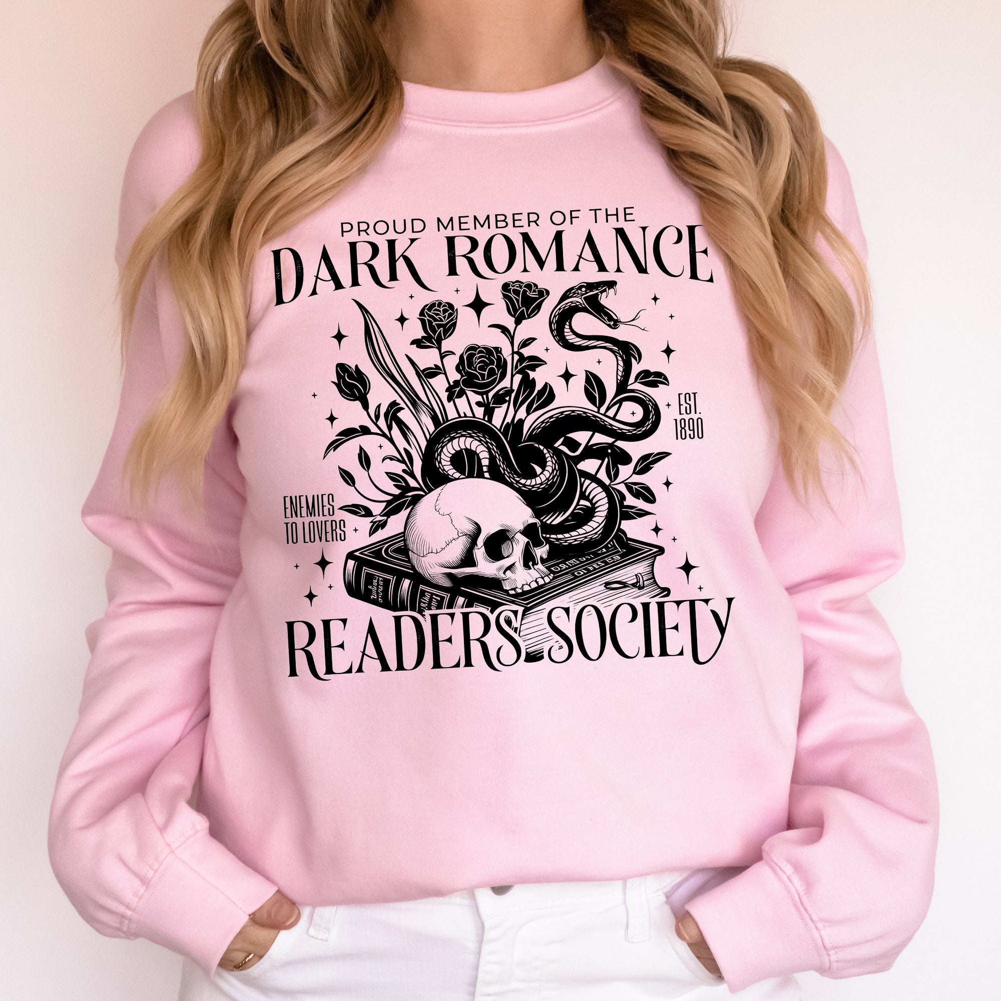 Dark Romance Readers Society Romantasy BookTok Library Books Fan Club Collective Sweatshirt