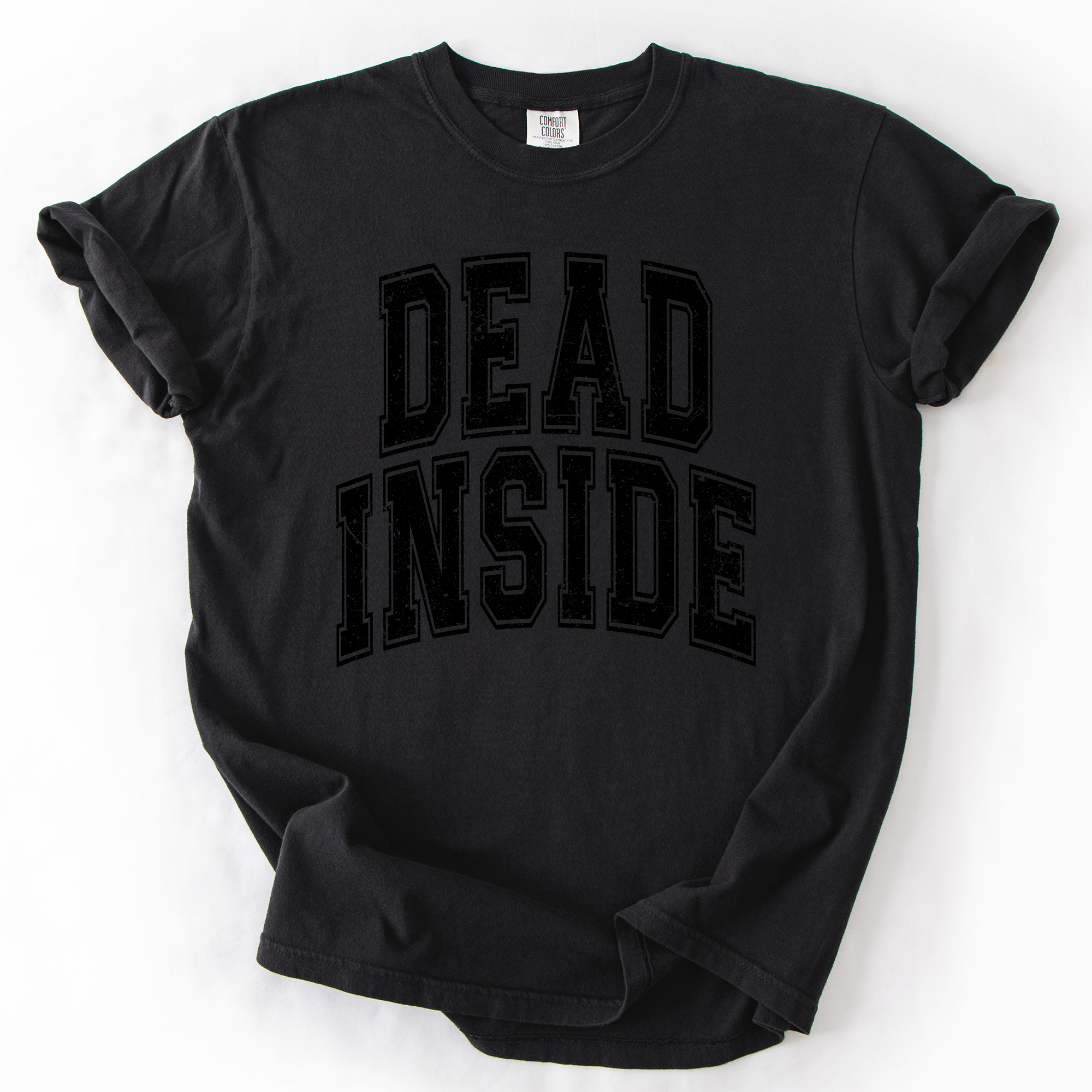 Dead Inside Mood Halloween Vibes Spooky Season Edition Premium Comfort Colors Tee