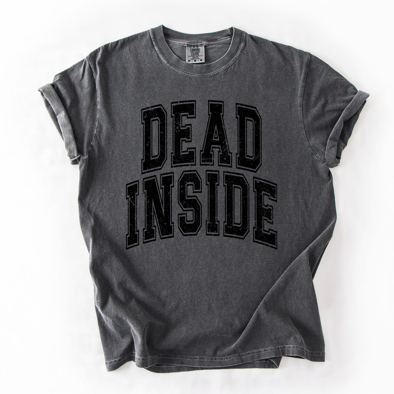 Dead Inside Mood Halloween Vibes Spooky Season Edition Premium Comfort Colors Tee