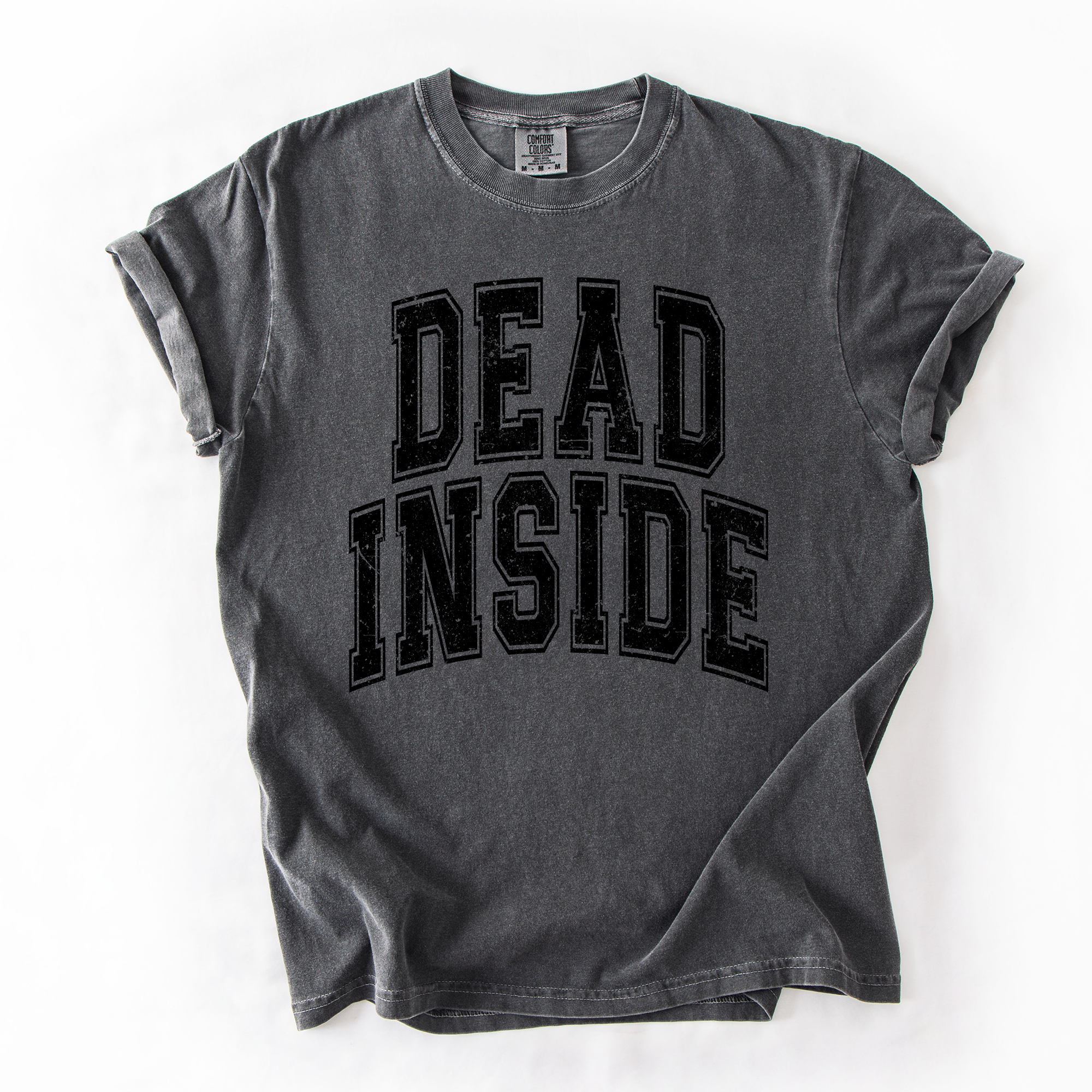Dead Inside Mood Halloween Vibes Spooky Season Edition Premium Comfort Colors Tee
