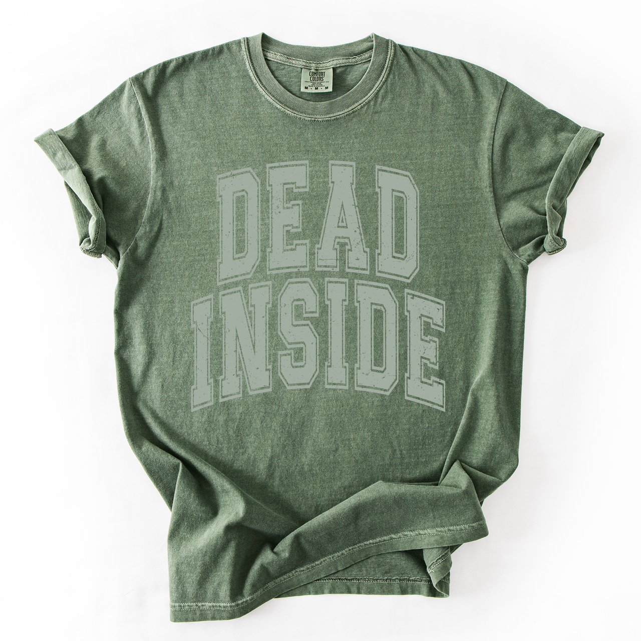 Dead Inside Mood Halloween Vibes Spooky Season Edition Premium Comfort Colors Tee