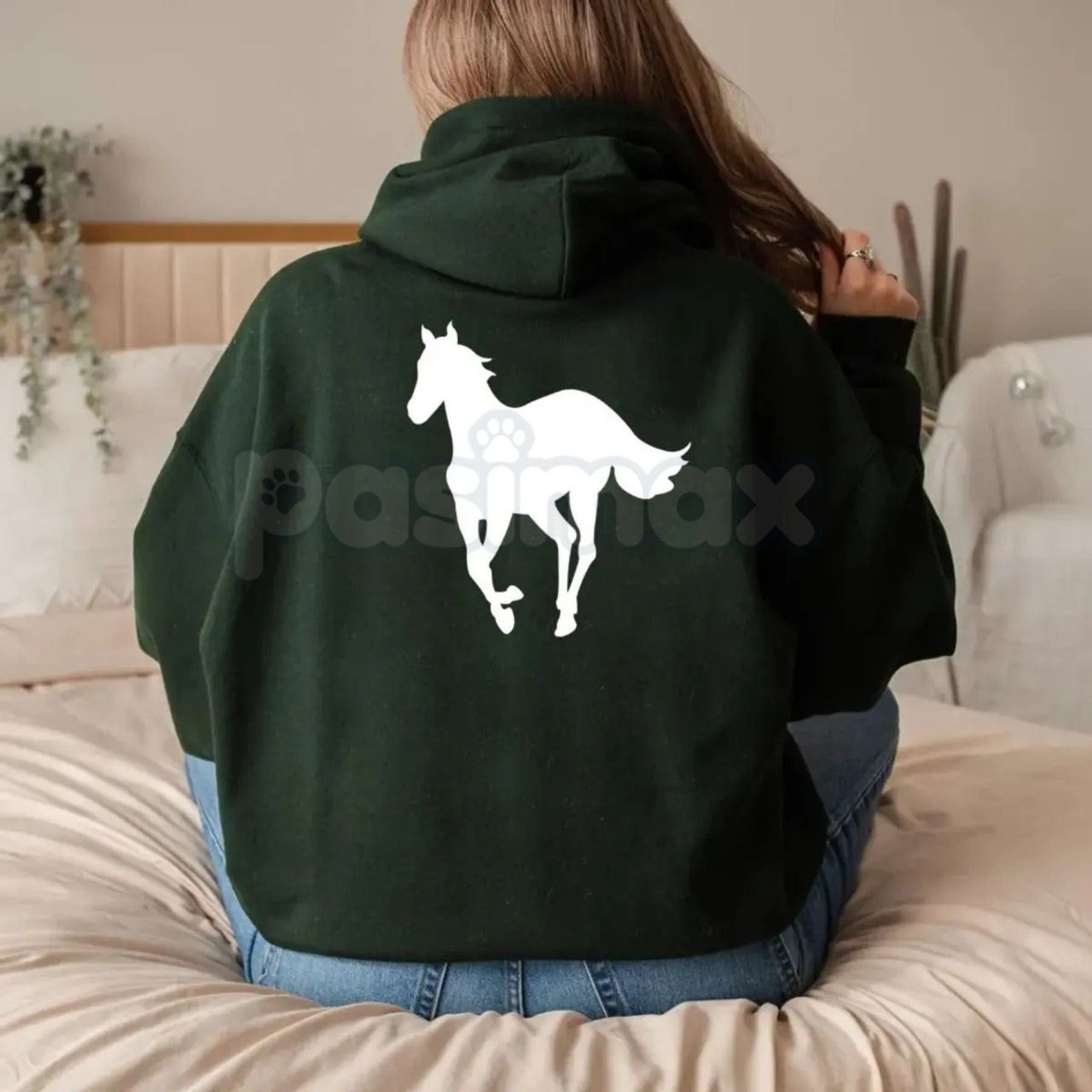 Deftones White Pony On Back Hoodie – Iconic Album Art Pullover, Alt Metal Band Merch, Unisex