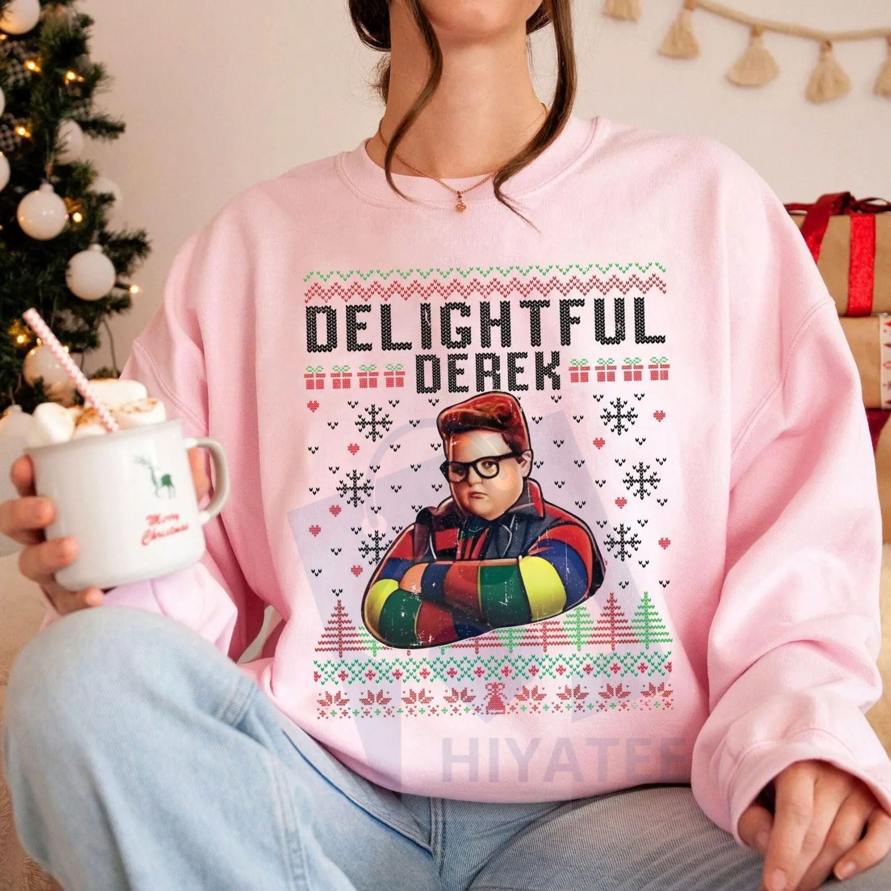 Delightful Derek Christmas Shirt: Funny Movie Quote Holiday Tee, Trending Comedy Fan Apparel, Unisex Gift