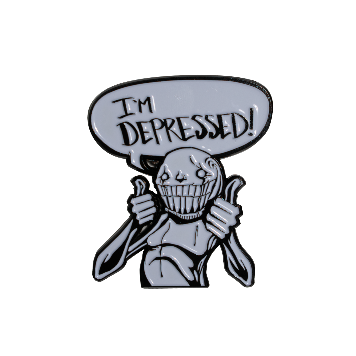 I'm Depressed Enamel Pin