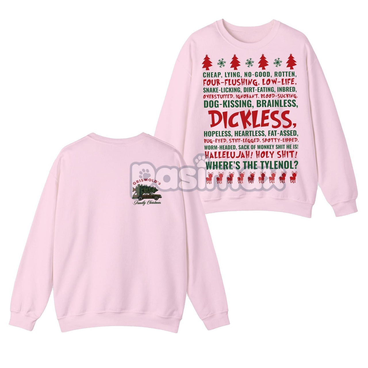 Dickless Griswold Christmas Sweatshirt – Funny National Lampoon's Movie Top
