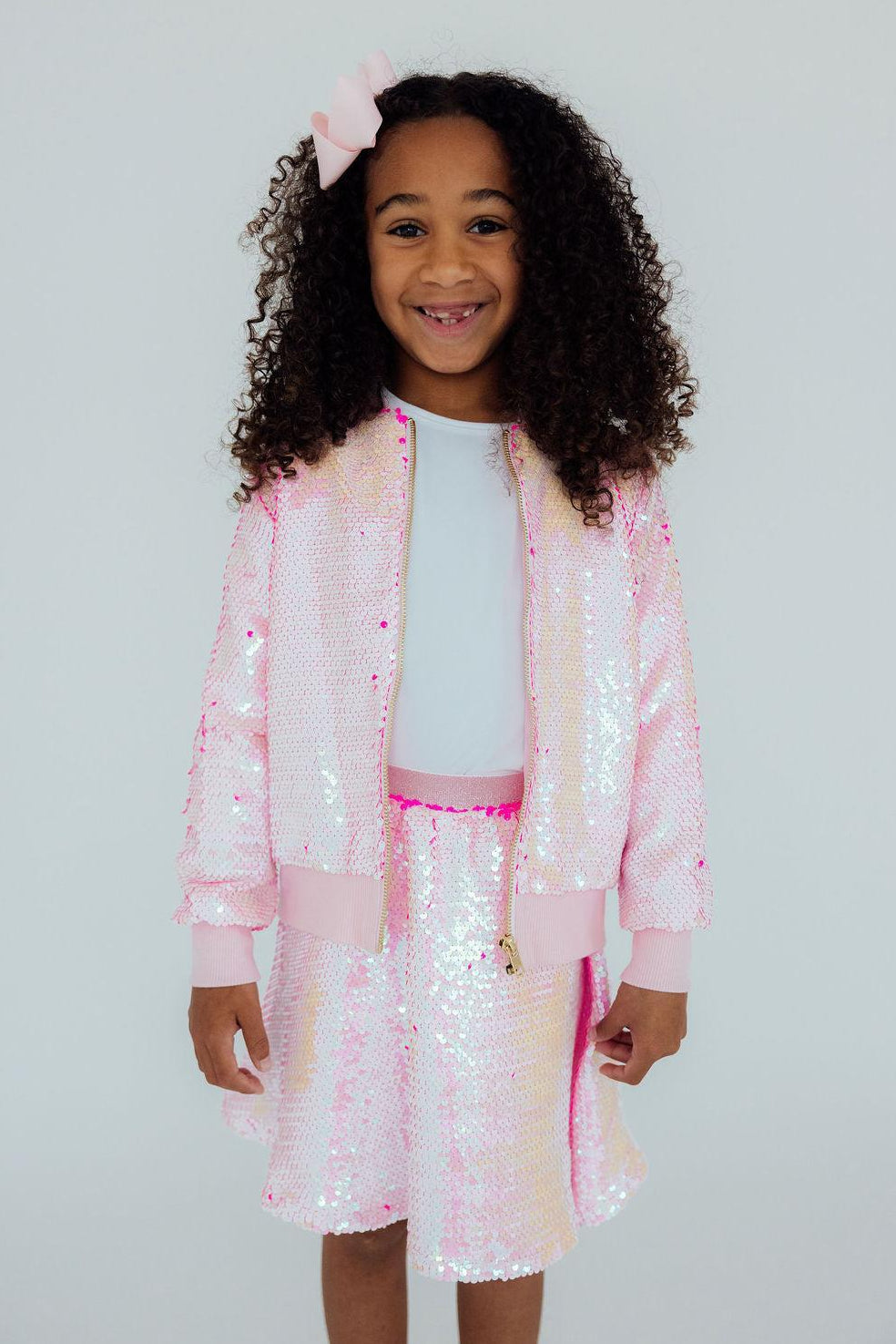 Diva Pink Flip Sequin Twirl Skort