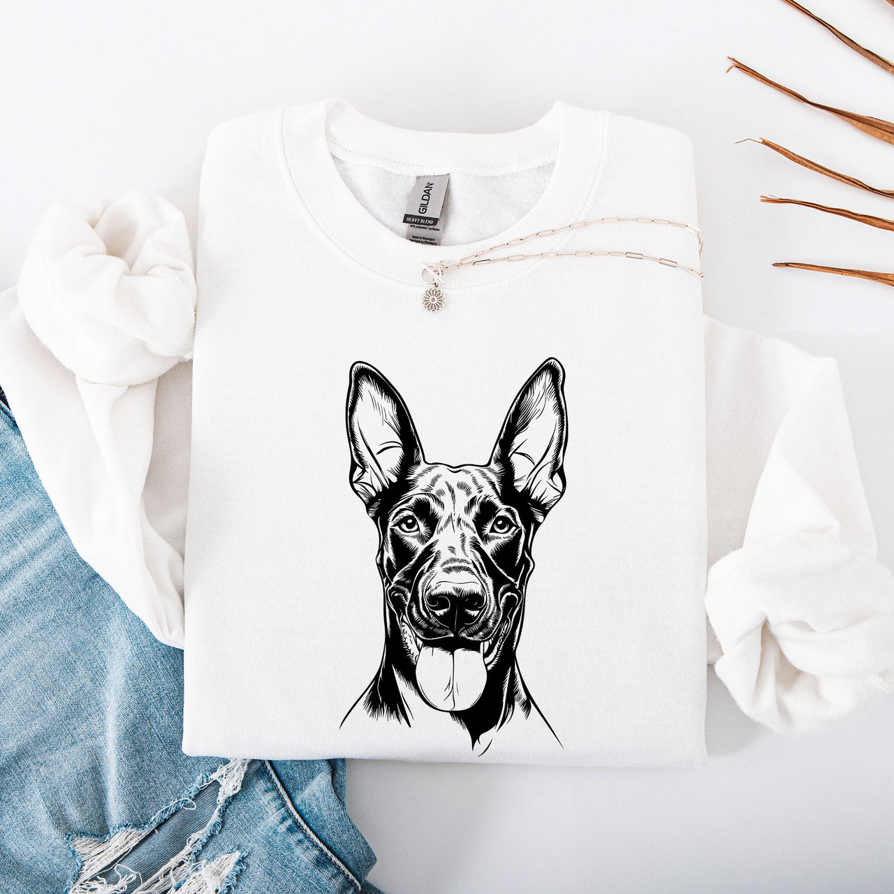 Doberman Dog Lover Breed Graphic Enthusiast The Ultimate Pet Owner Deluxe Sweatshirt