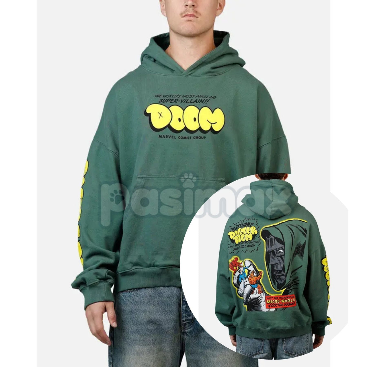 Doctor Doom Genius Ruler Premium Hoodie – Fantastic Four Marvel Supervillain Pullover, Latveria Monarch Apparel, Unisex