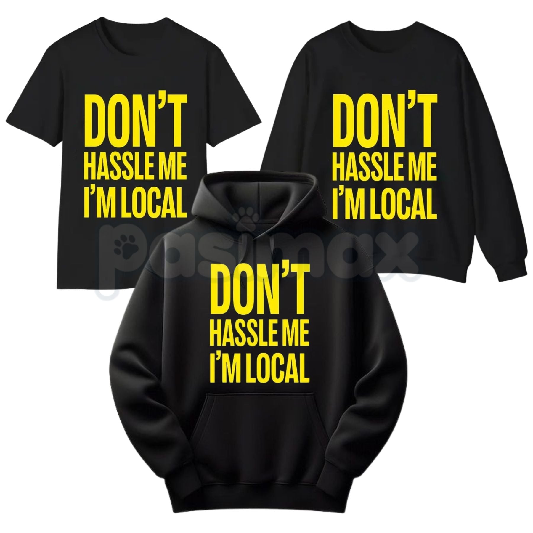 Don't Hassle Me I'm Local – Bill Murray What About Bob Iconic Graphic Hoodie, Sweatshirt & Softstyle T-Shirt