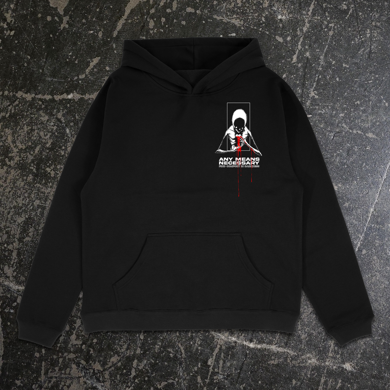 Don't Heal Pullover Hoodie Black