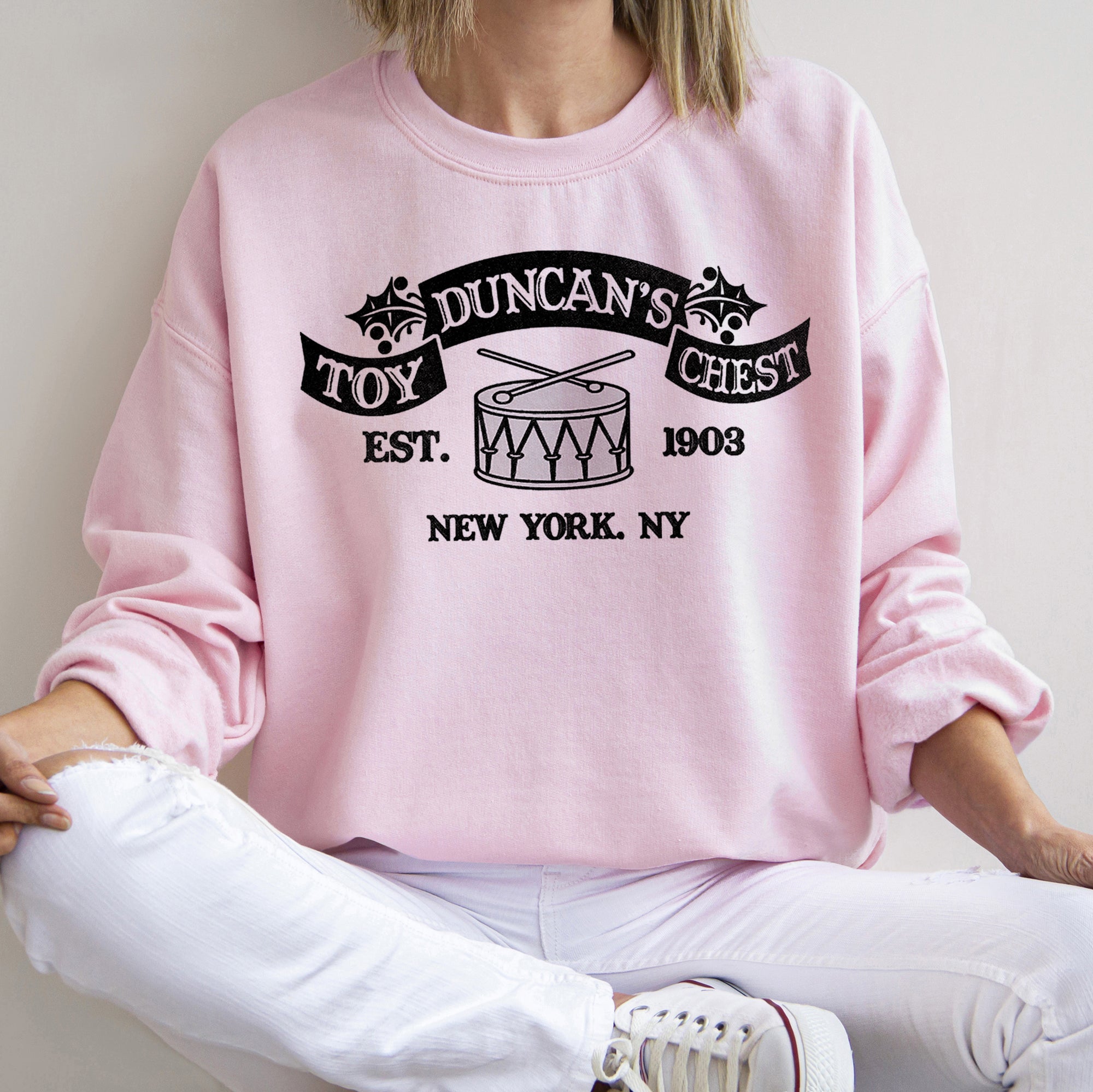 Duncan's Toy Chest Home Alone Christmas Nostalgia Edition Limited Holiday Collectible Print Sweatshirt