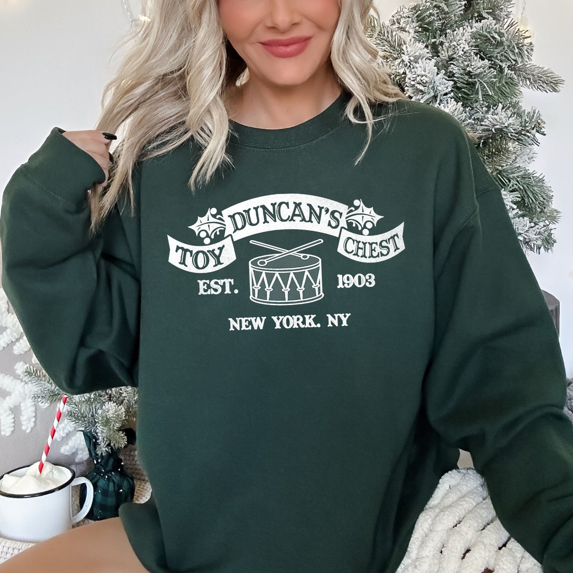 Duncan's Toy Chest Home Alone Christmas Classic Movie Quote Holiday Graphic Sweatshirt