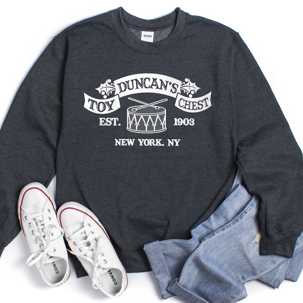 Duncan's Toy Chest Home Alone Christmas Classic Movie Quote Holiday Graphic Sweatshirt