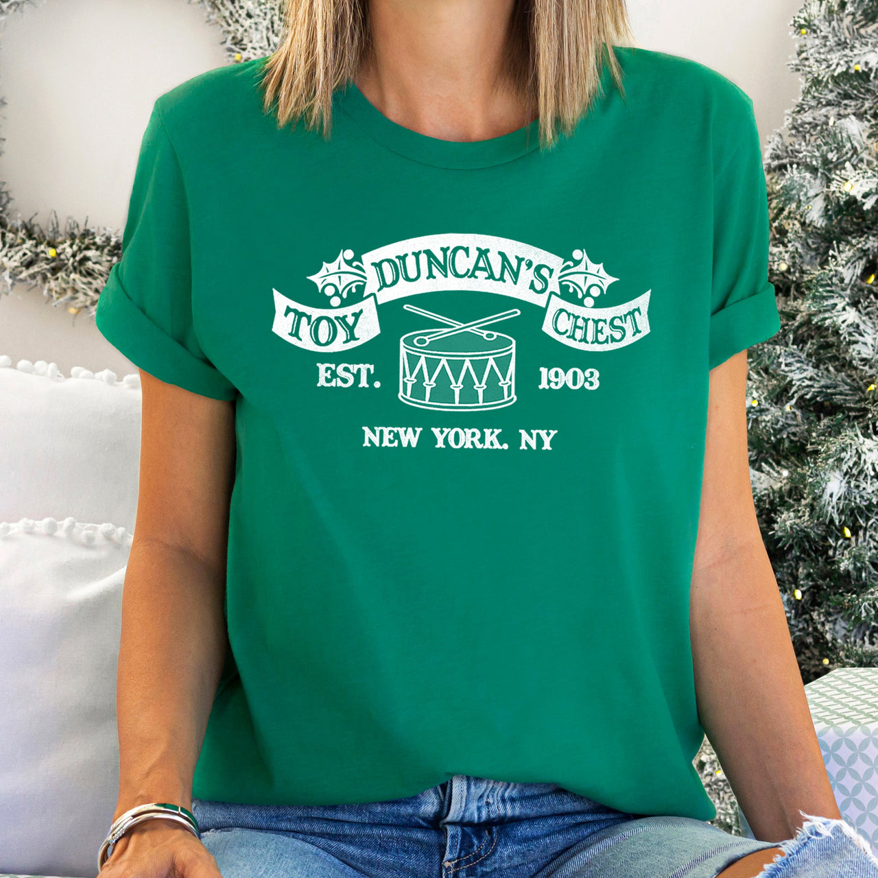 Duncan's Toy Chest Home Alone Christmas Movie Iconic Scene Memorabilia Fan Art Graphic Tee
