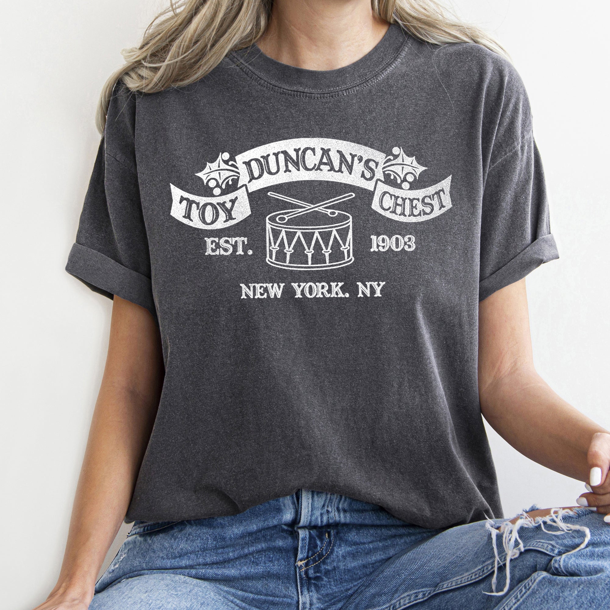 Duncan's Toy Chest Home Alone Christmas Movie Nostalgic Icon Print Comfort Colors Tee