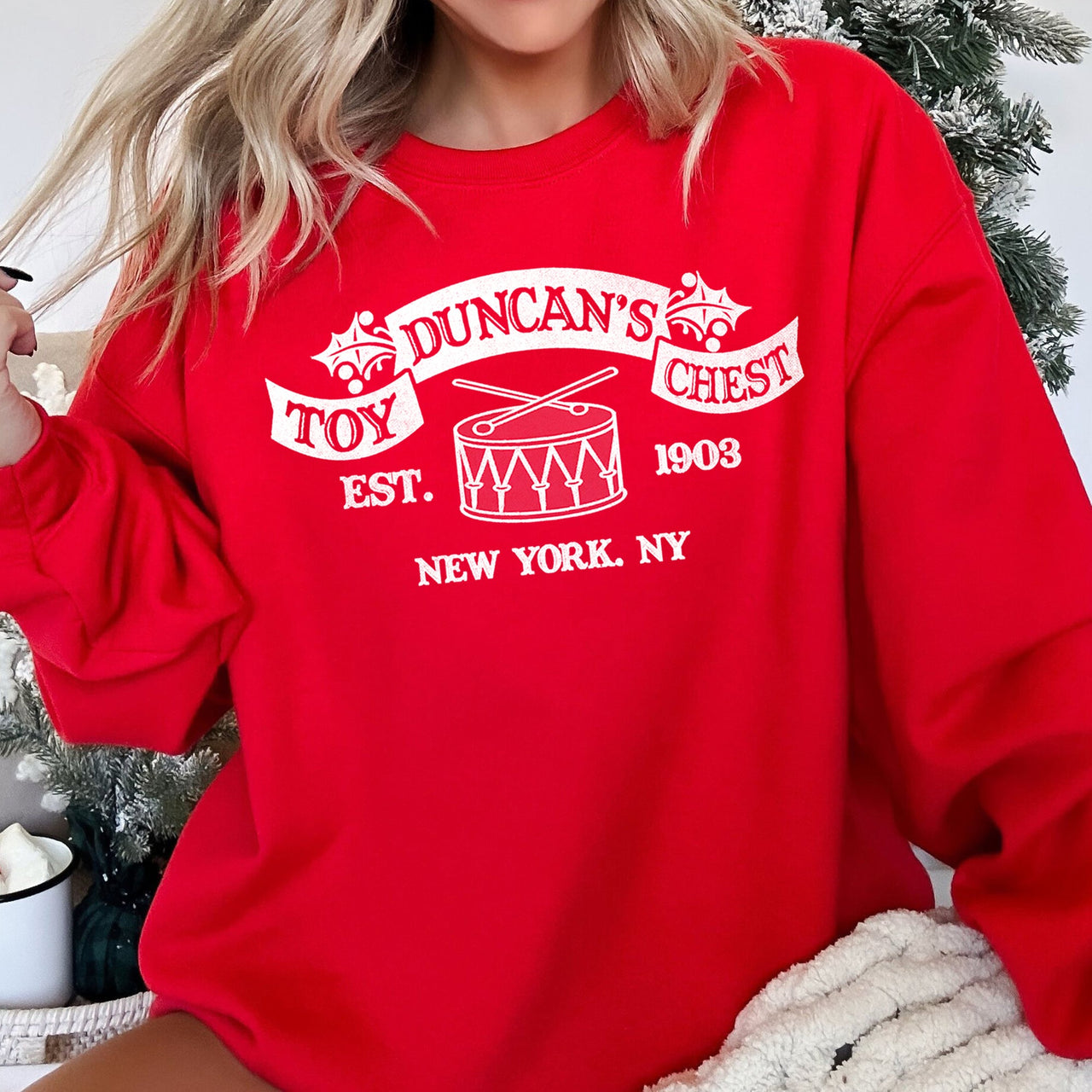 Duncan's Toy Chest Home Alone Christmas Classic Movie Quote Holiday Graphic Sweatshirt