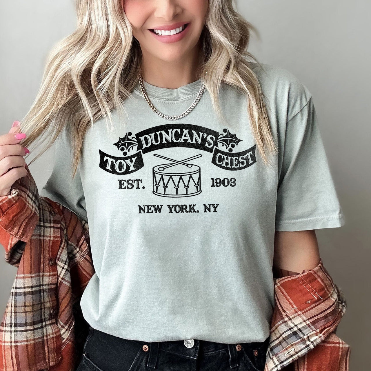 Duncan's Toy Chest Home Alone Christmas Movie Nostalgic Icon Print Comfort Colors Tee