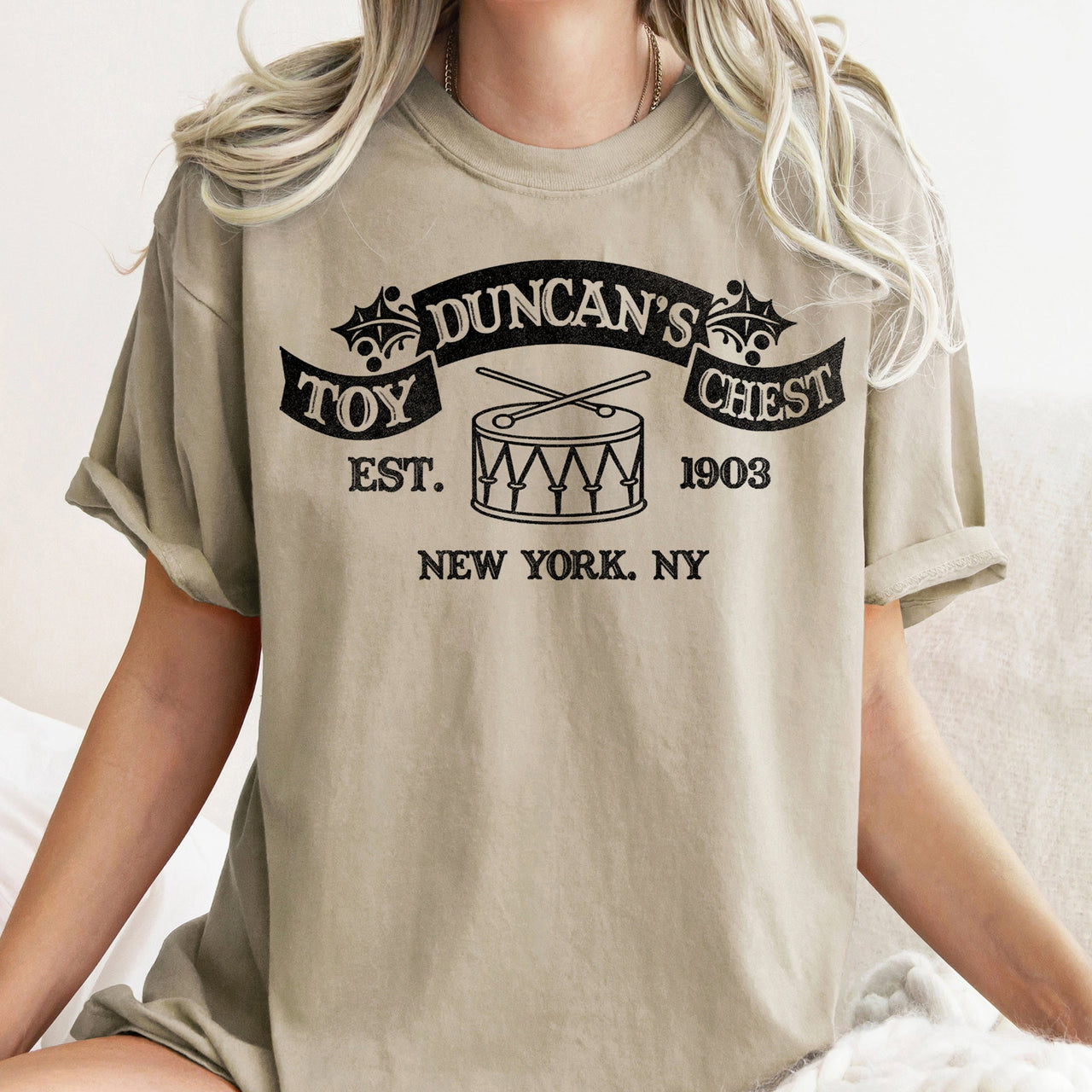 Duncan's Toy Chest Home Alone Christmas Movie Nostalgic Icon Print Comfort Colors Tee