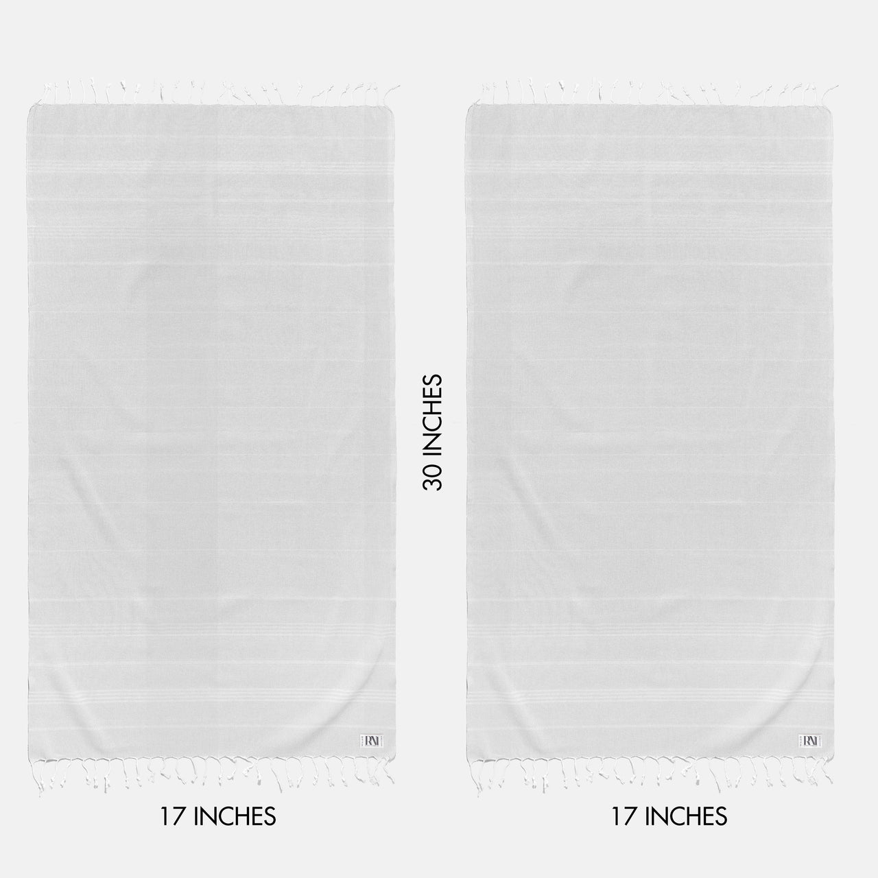 Istanbul Classic Turkish Hand Towel Set for Kitchen, Bath, Beach, Gym, Yoga and Travel