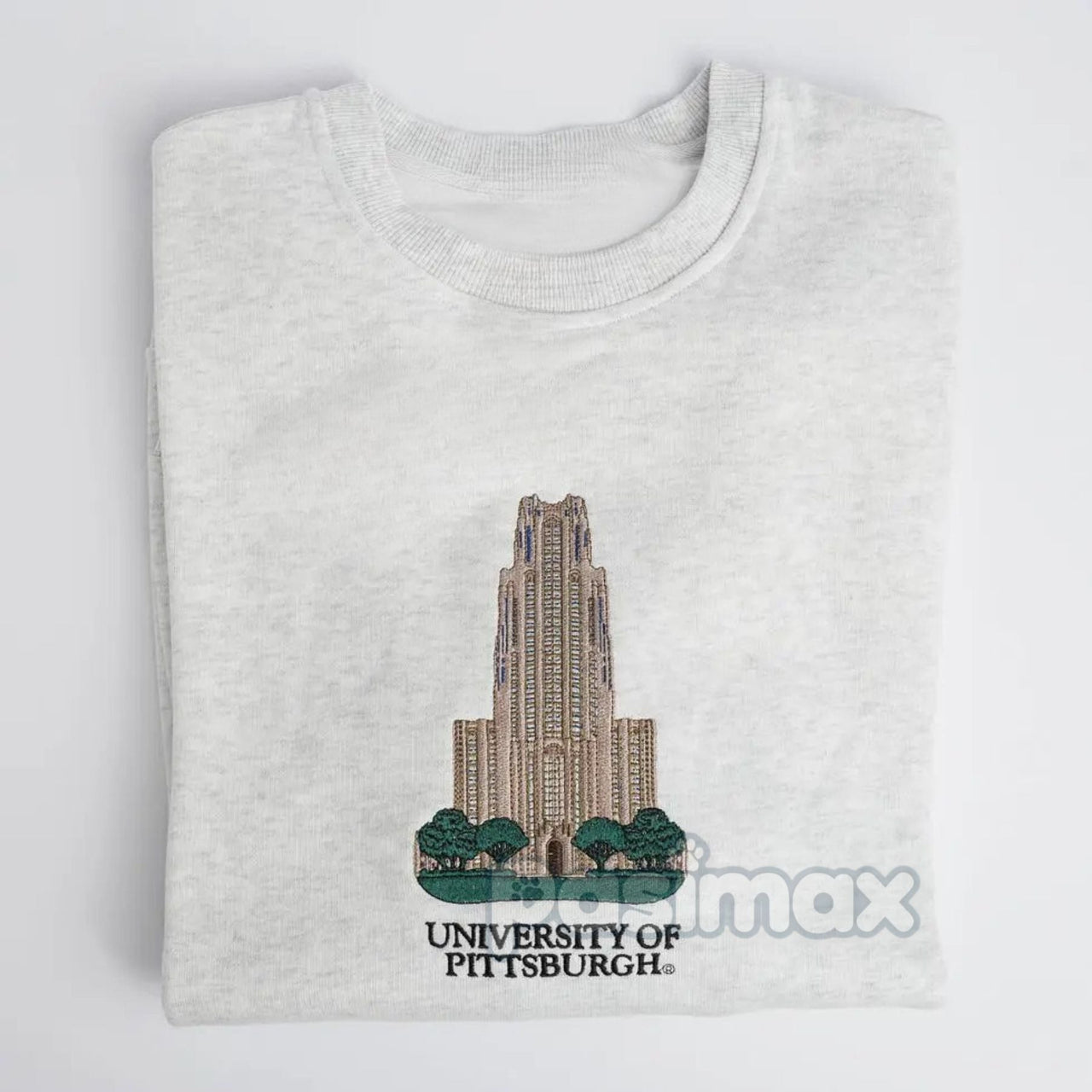 Embroidered University of Pittsburgh Sweatshirt – Pitt Panthers Crewneck