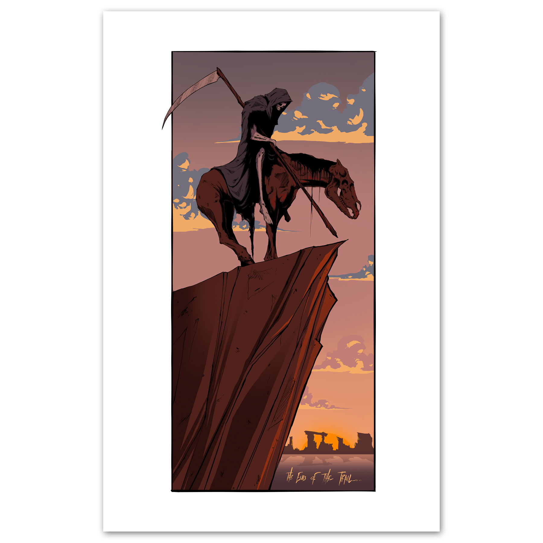 End of Trail Print
