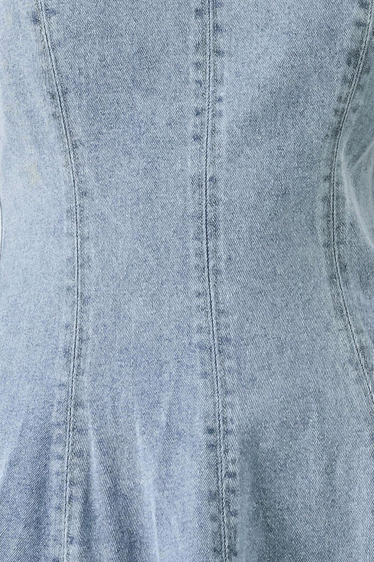CLOUD NINETTE DENIM MIDI DRESS