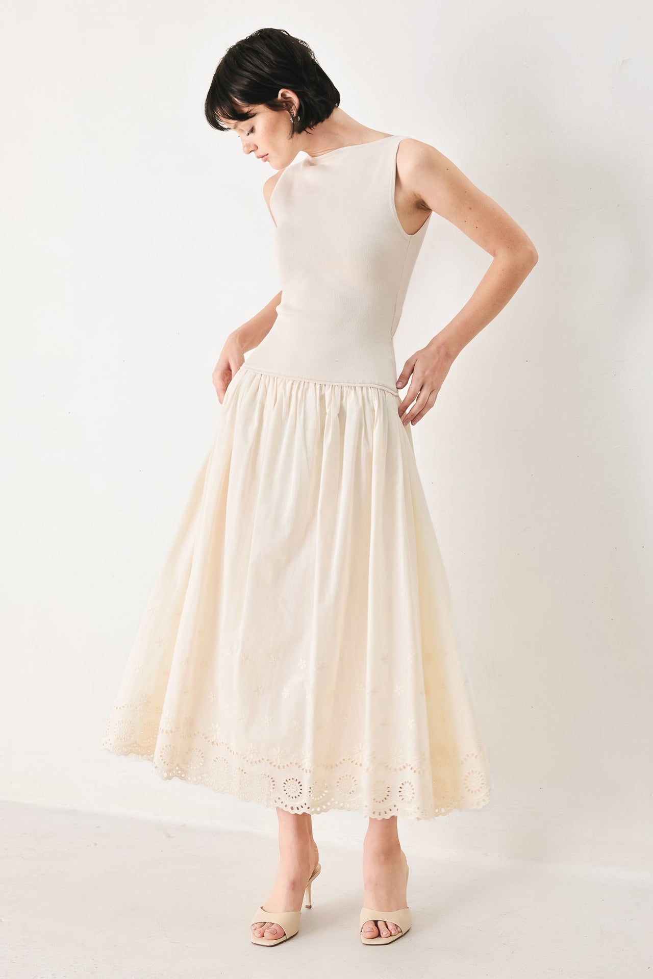 DAYDREAM THREAD MIDI DRESS