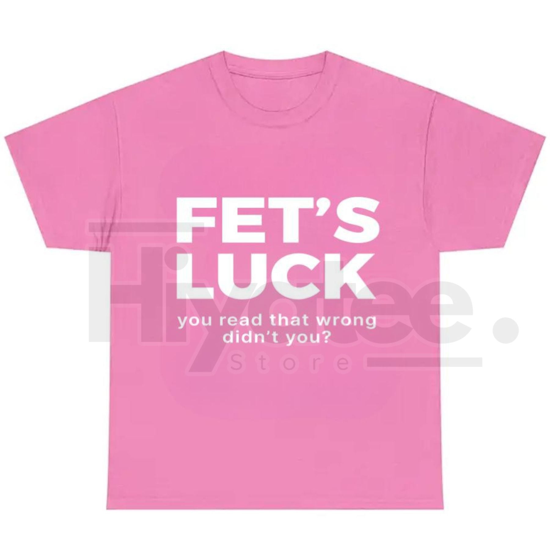 FET'S LUCK Optical Trick Shirt – Trending Humor Graphic Tee (Unisex)