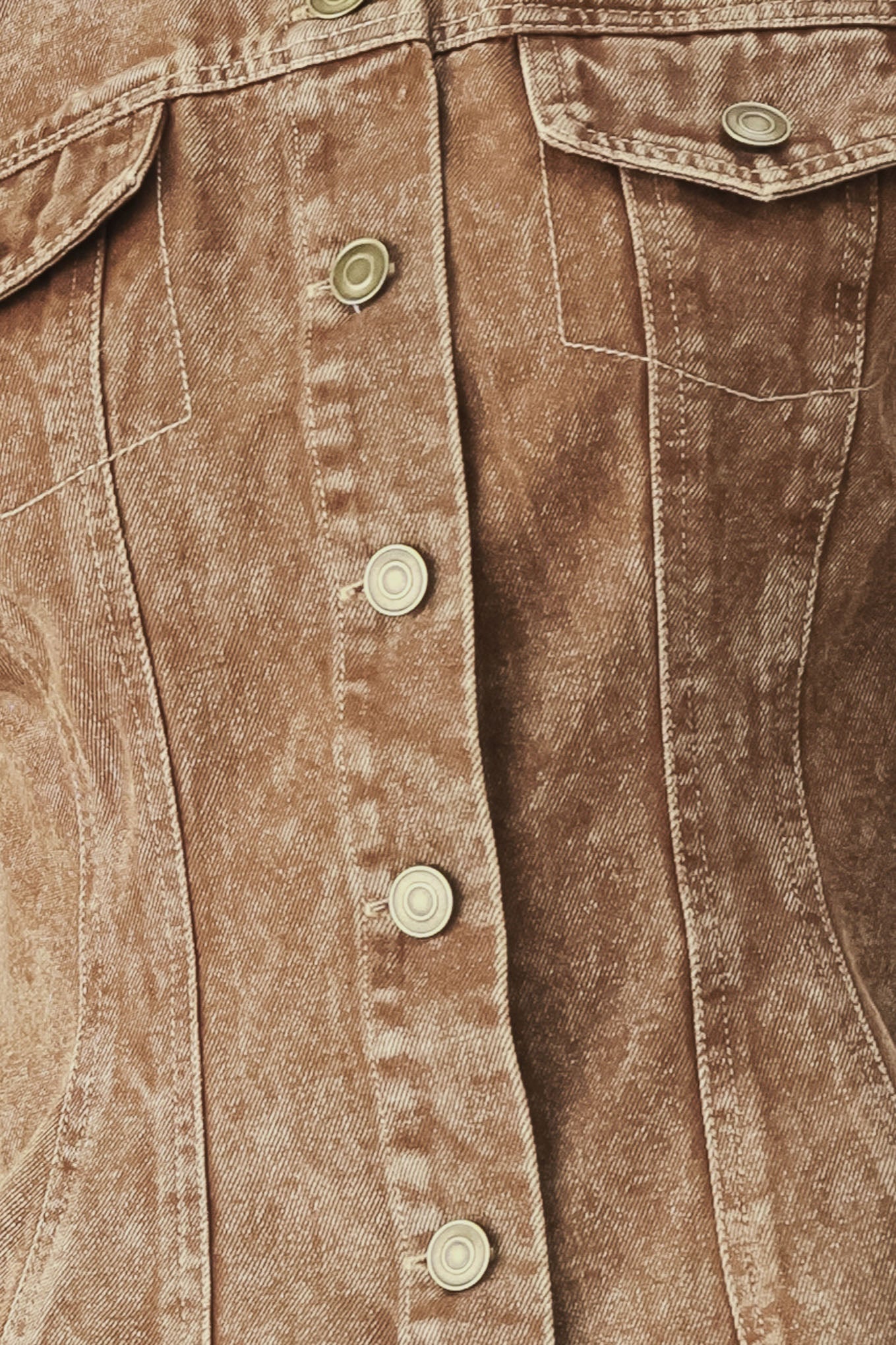 VINTAGE BROWN DENIM JACKET