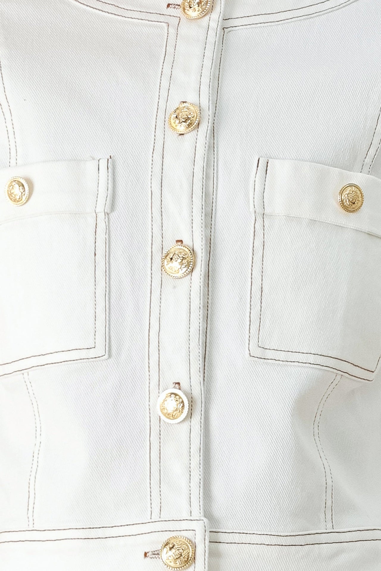 FIFTH STREET WOVEN CROP JACKET
