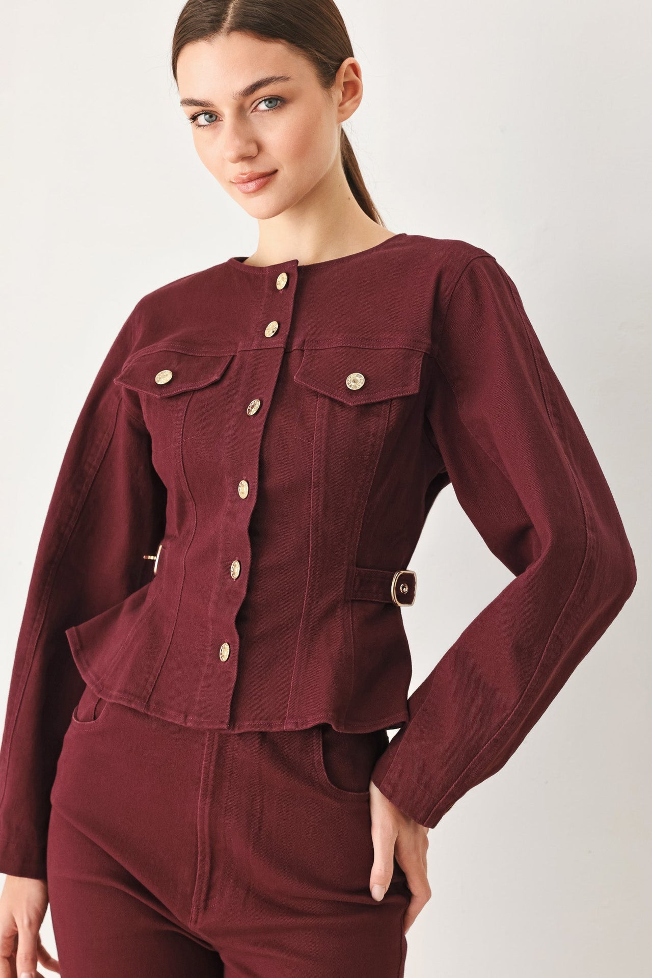 MERLOT RIDGE WOVEN JACKET