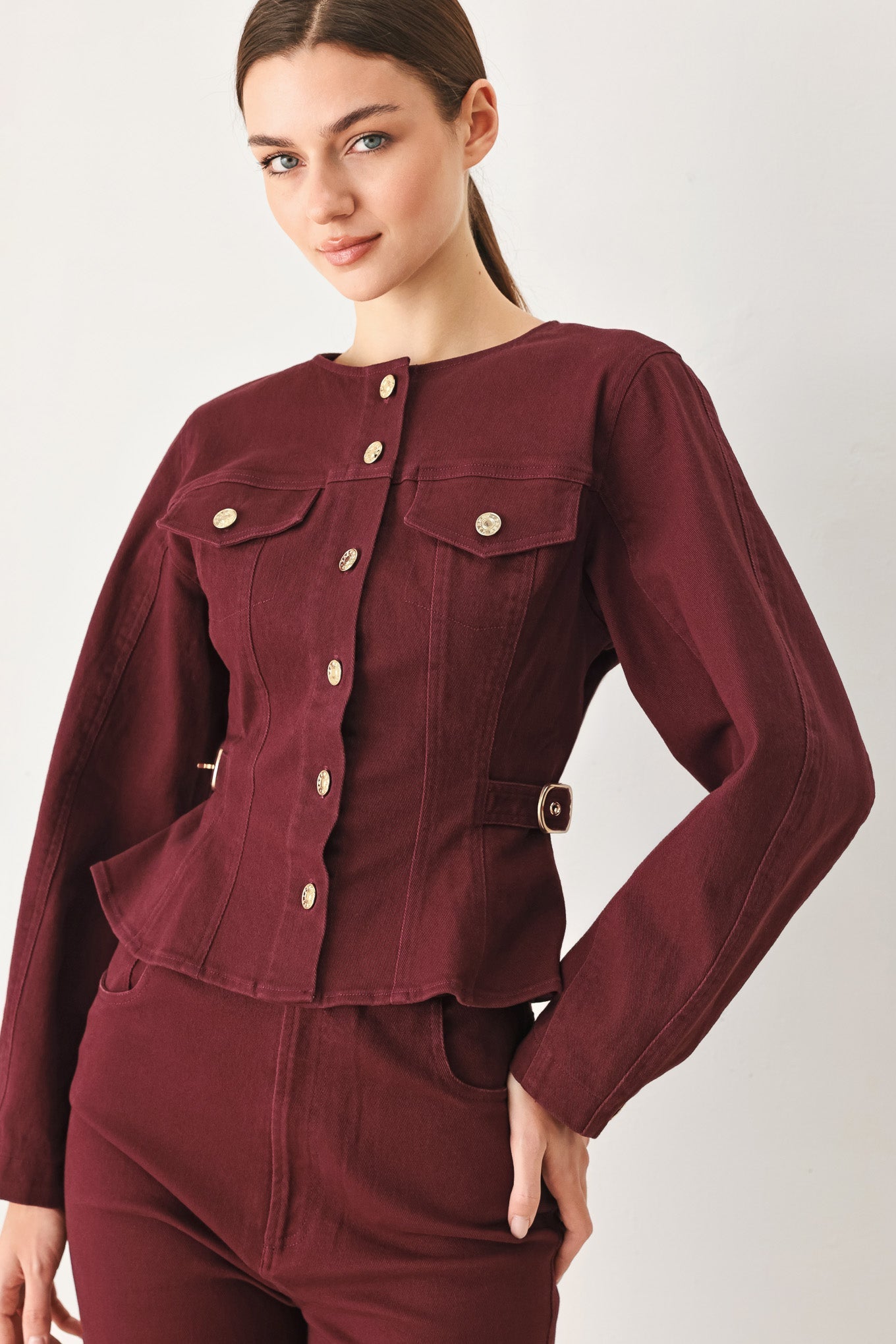 MERLOT RIDGE WOVEN JACKET