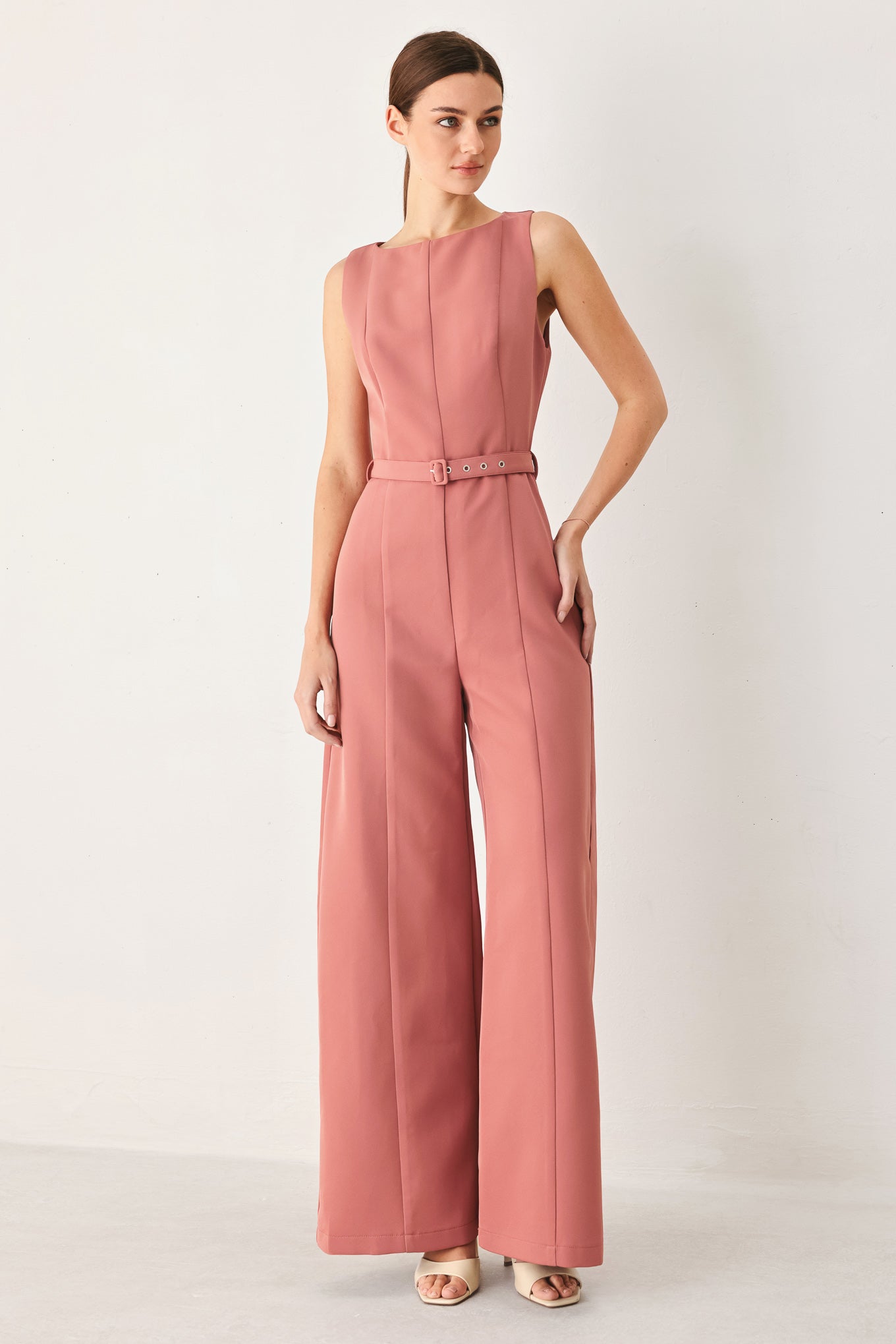 PRETTY MOMENT WOVEN JUMPSUIT