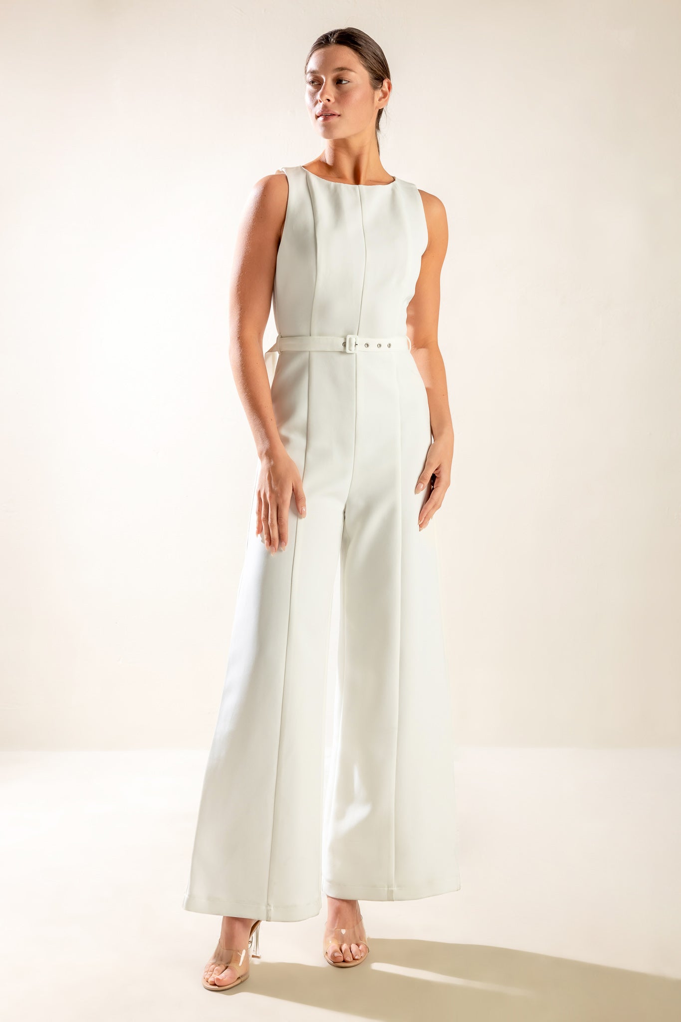 PRETTY MOMENT WOVEN JUMPSUIT