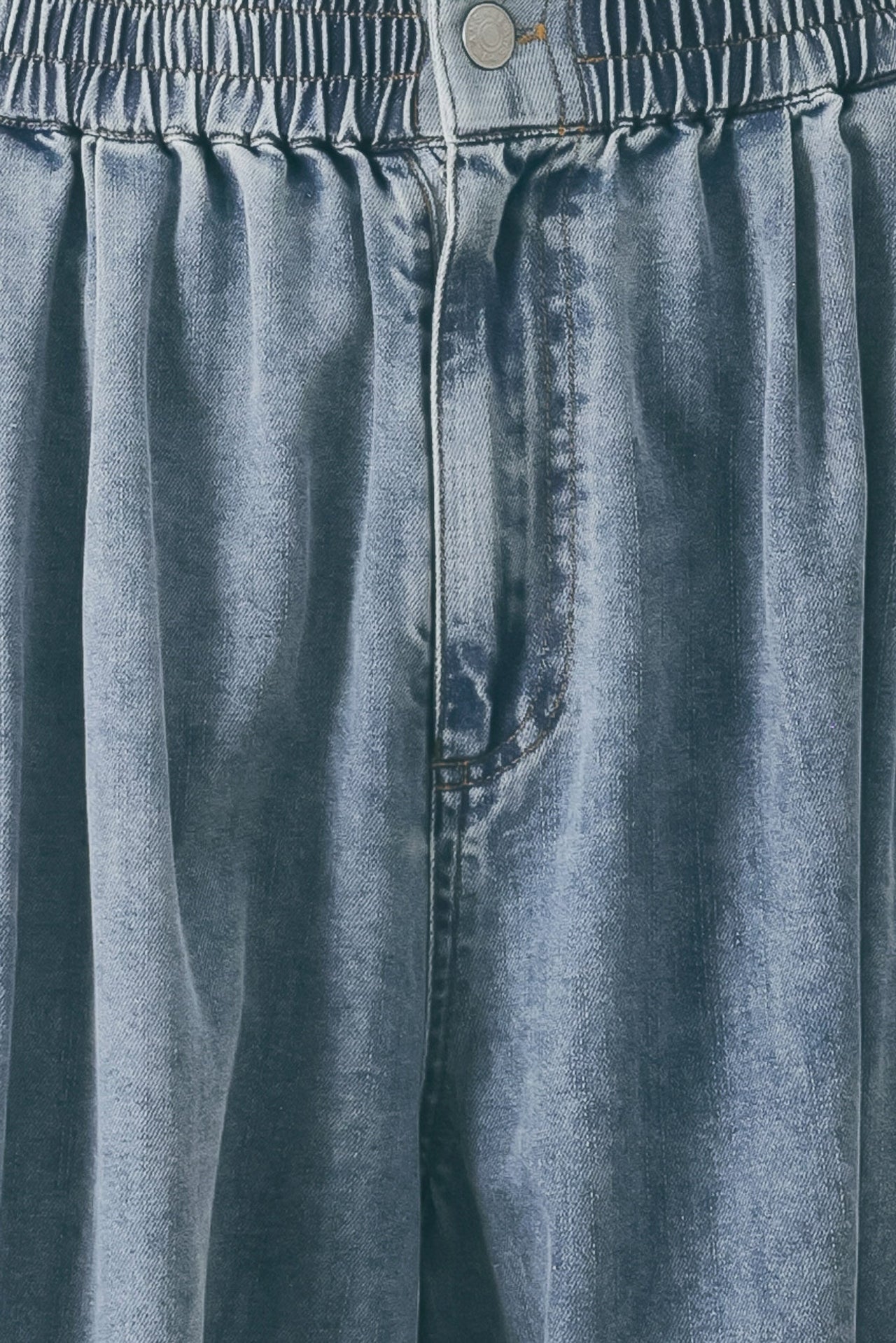 EASY VOLUME DENIM GENIE PANTS