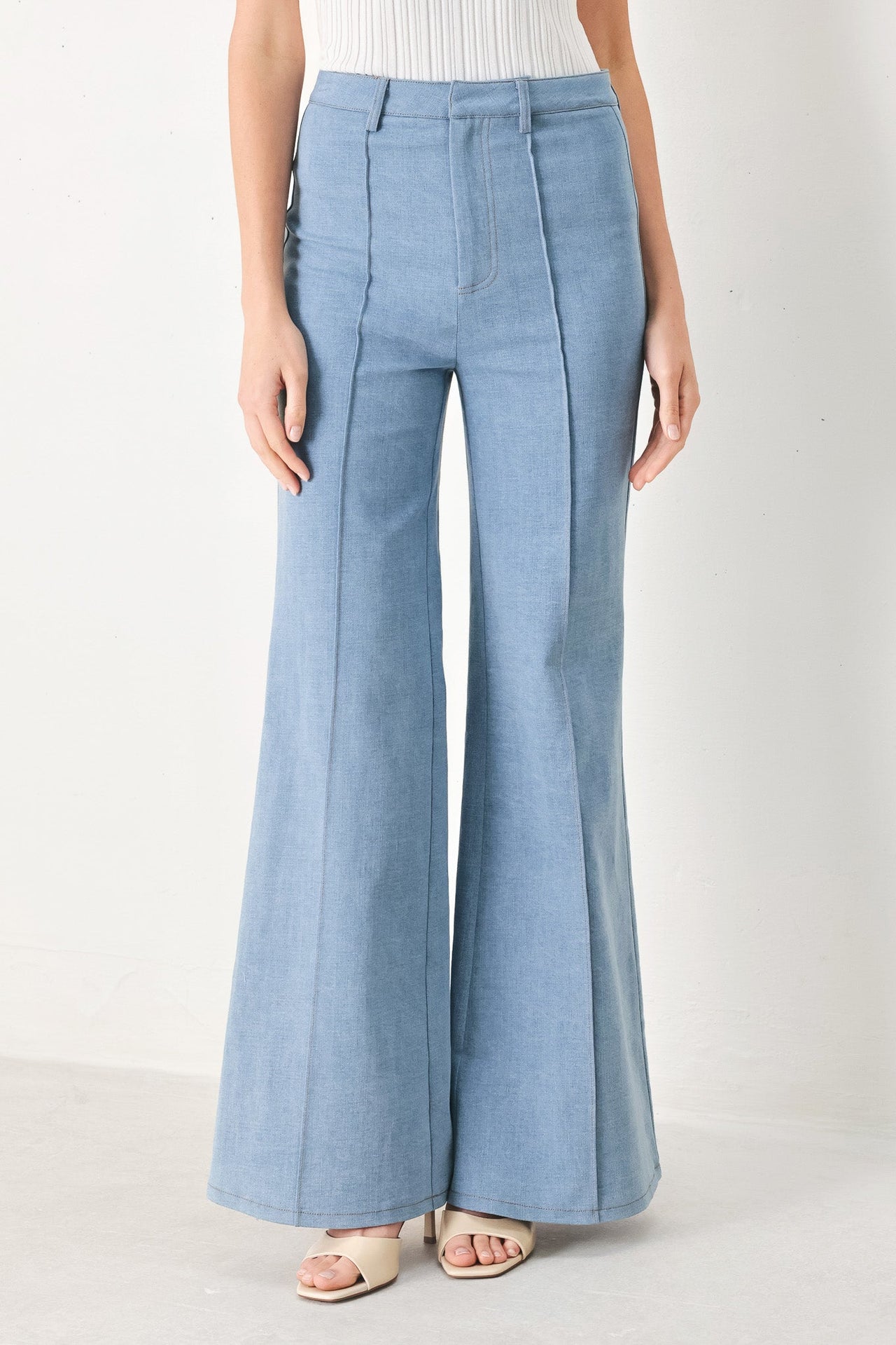 LUNA FLARE WOVEN PANTS
