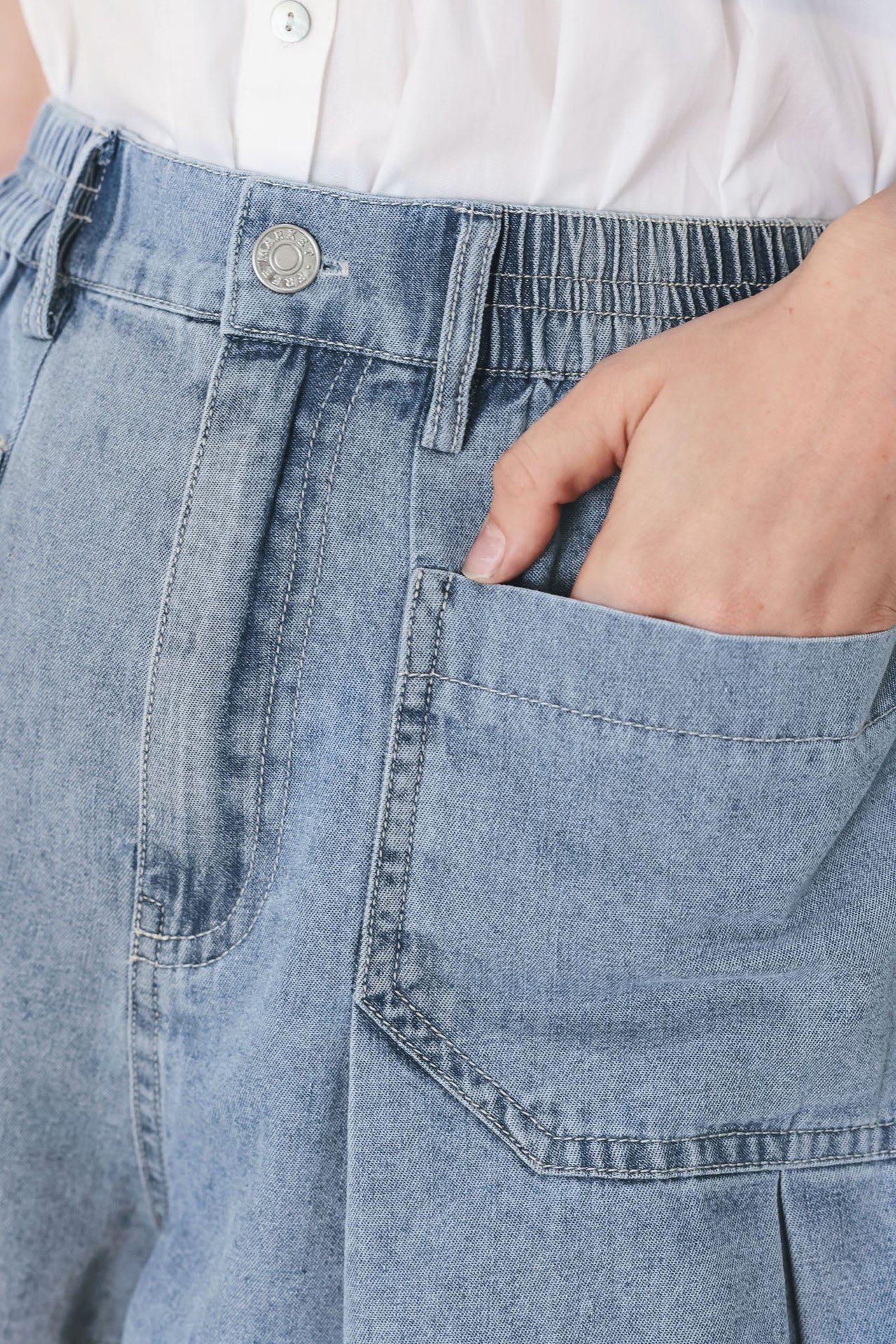 GIRL NEXT DOOR DENIM SHORT