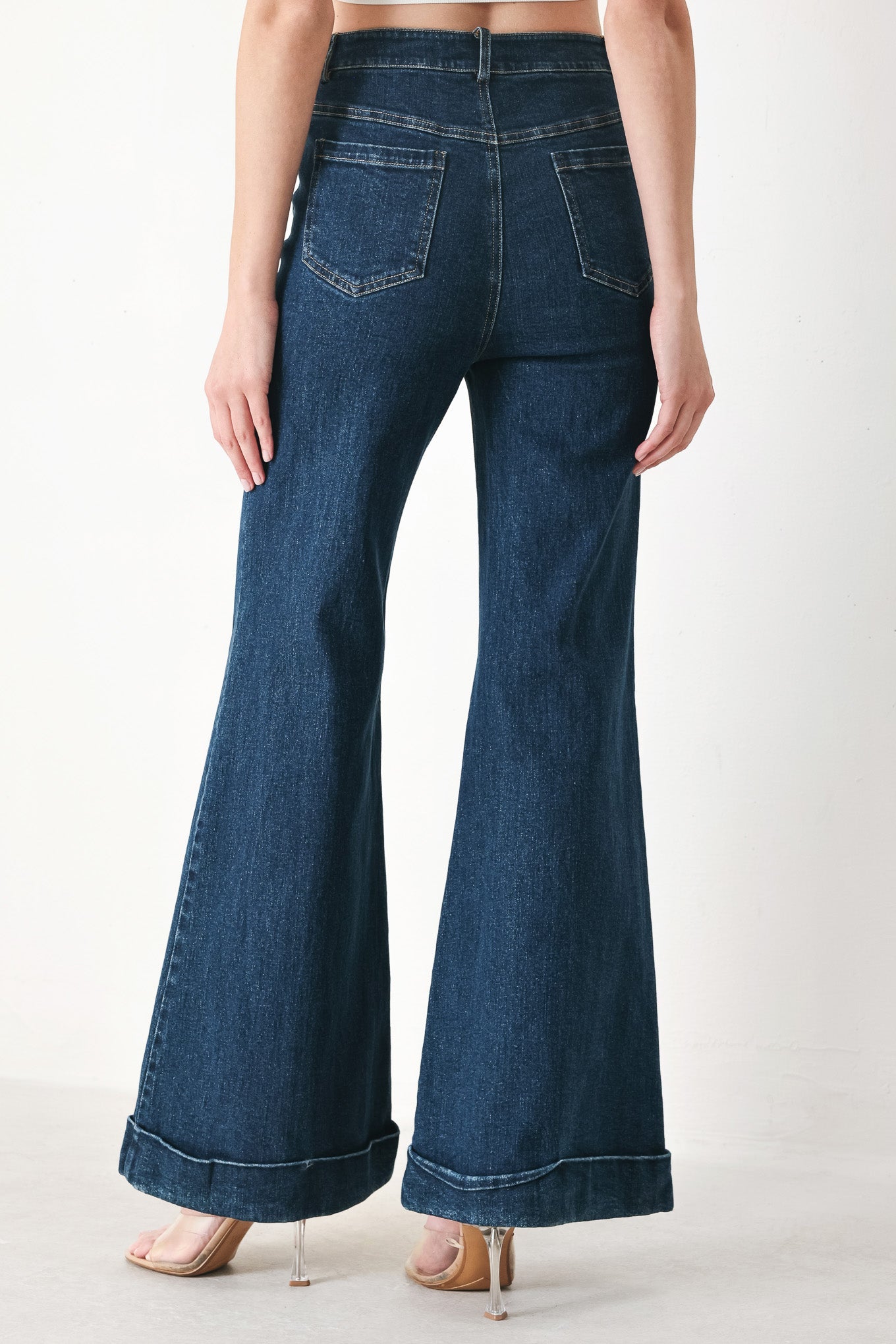 SKYLINE FLARE DENIM PANTS