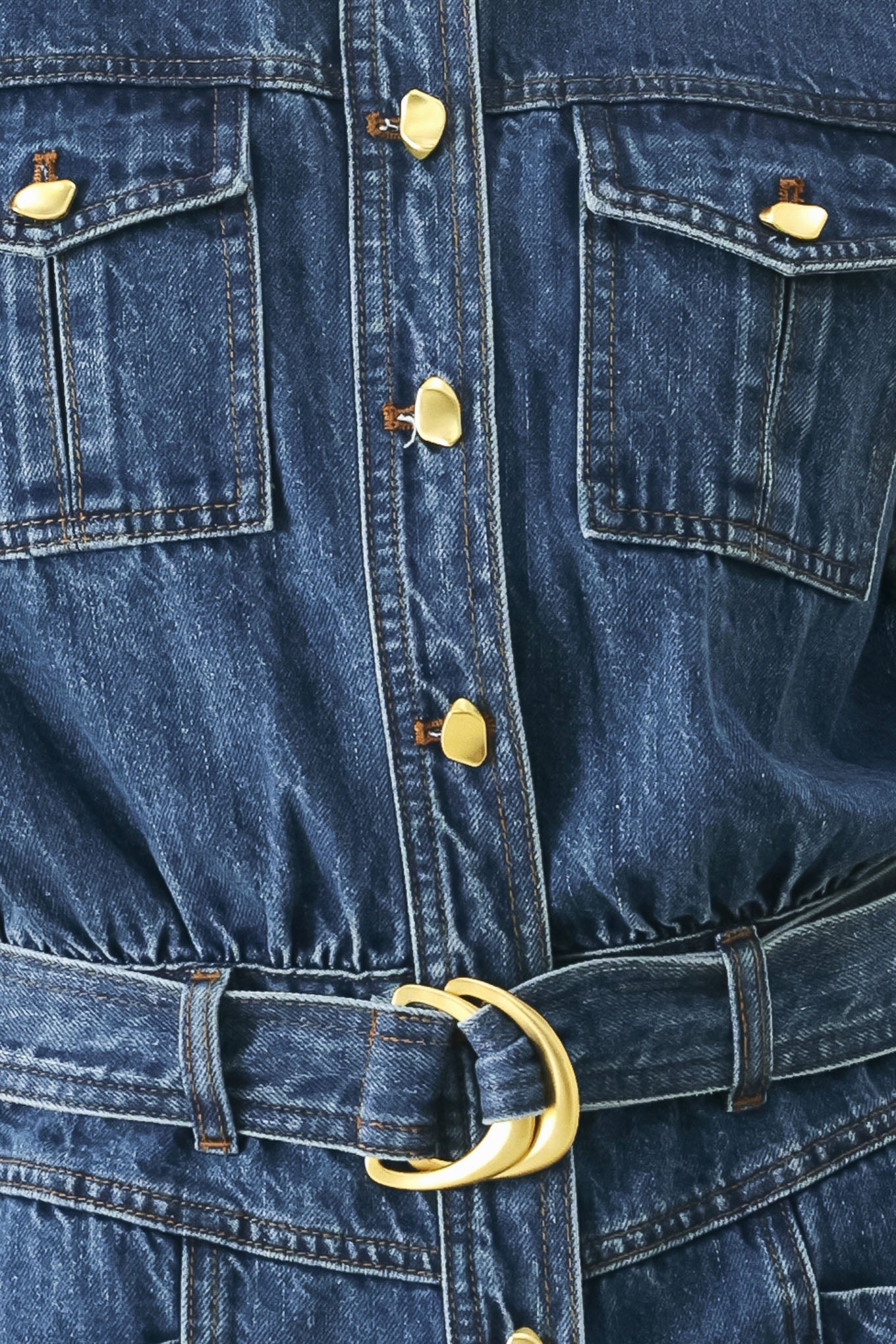 PLAY MODE DENIM ROMPER
