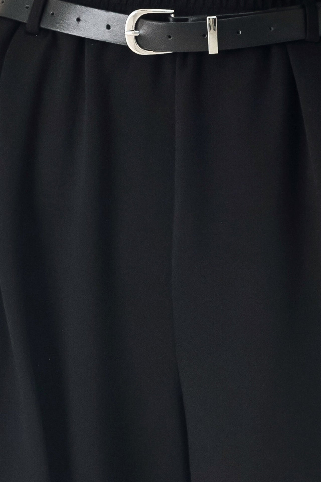 BLACK TIE PALAZZO WIDE LEG PANTS